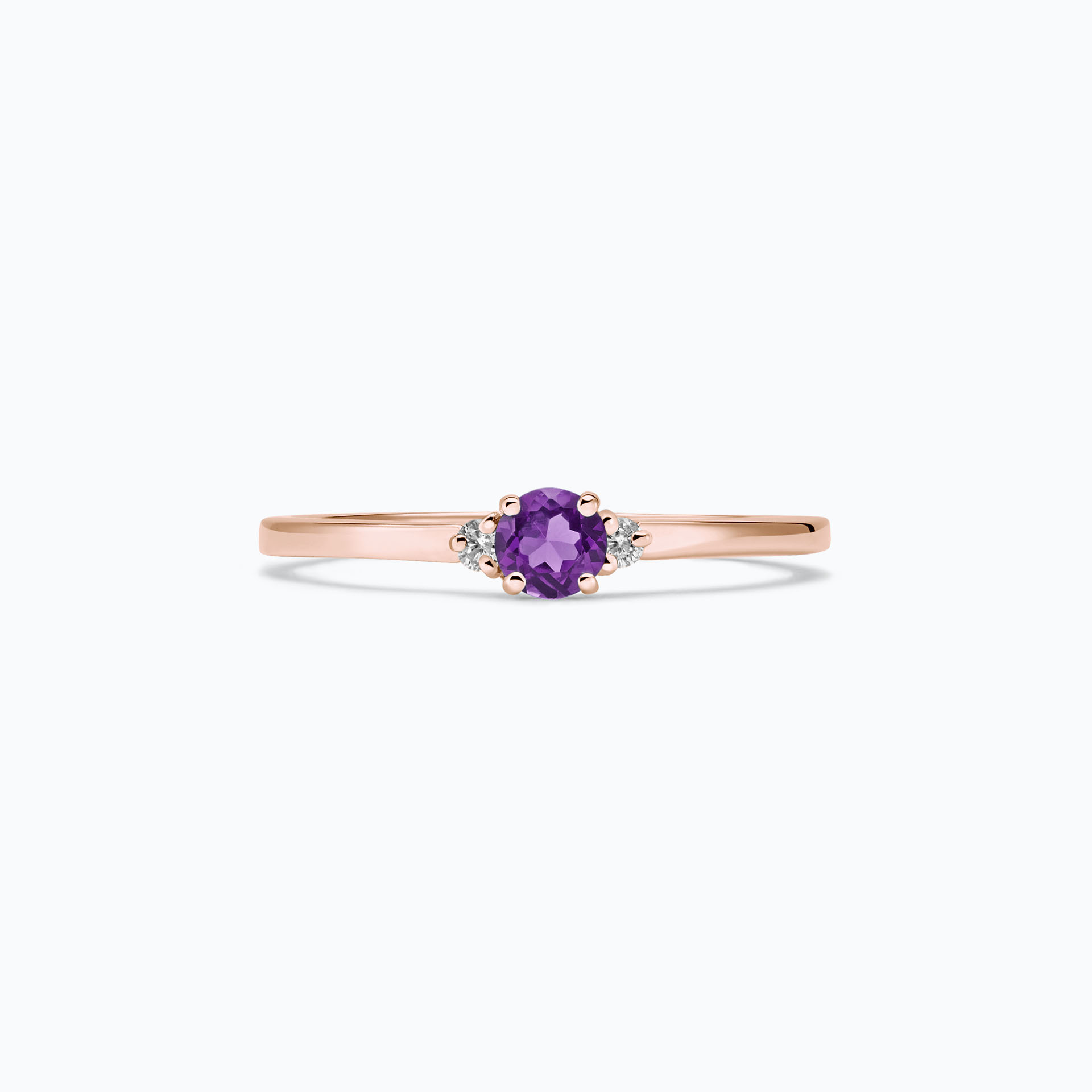 Solitaire Lolly Améthyste 3.5 mm