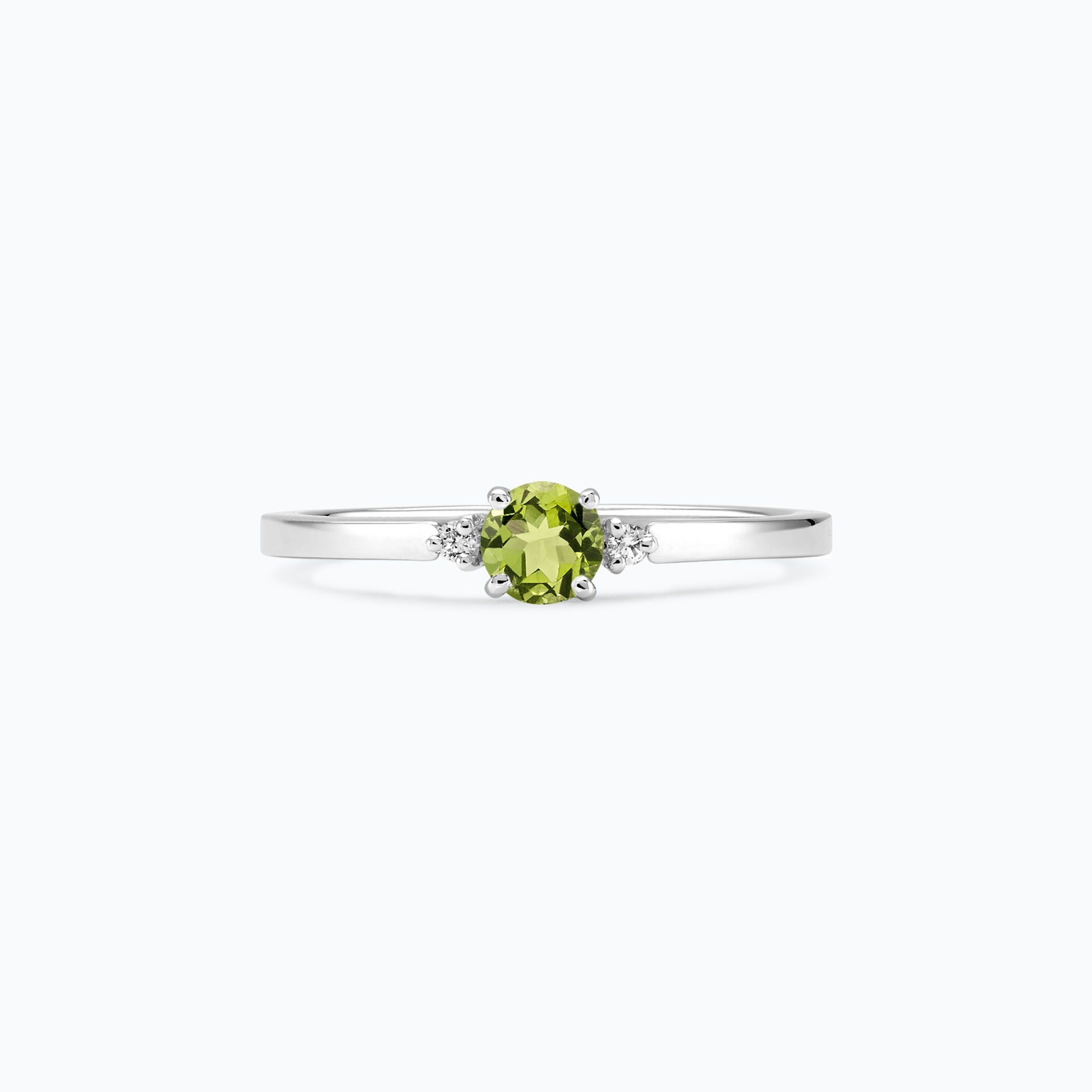 Solitaire Lolly Péridot 4.5 mm