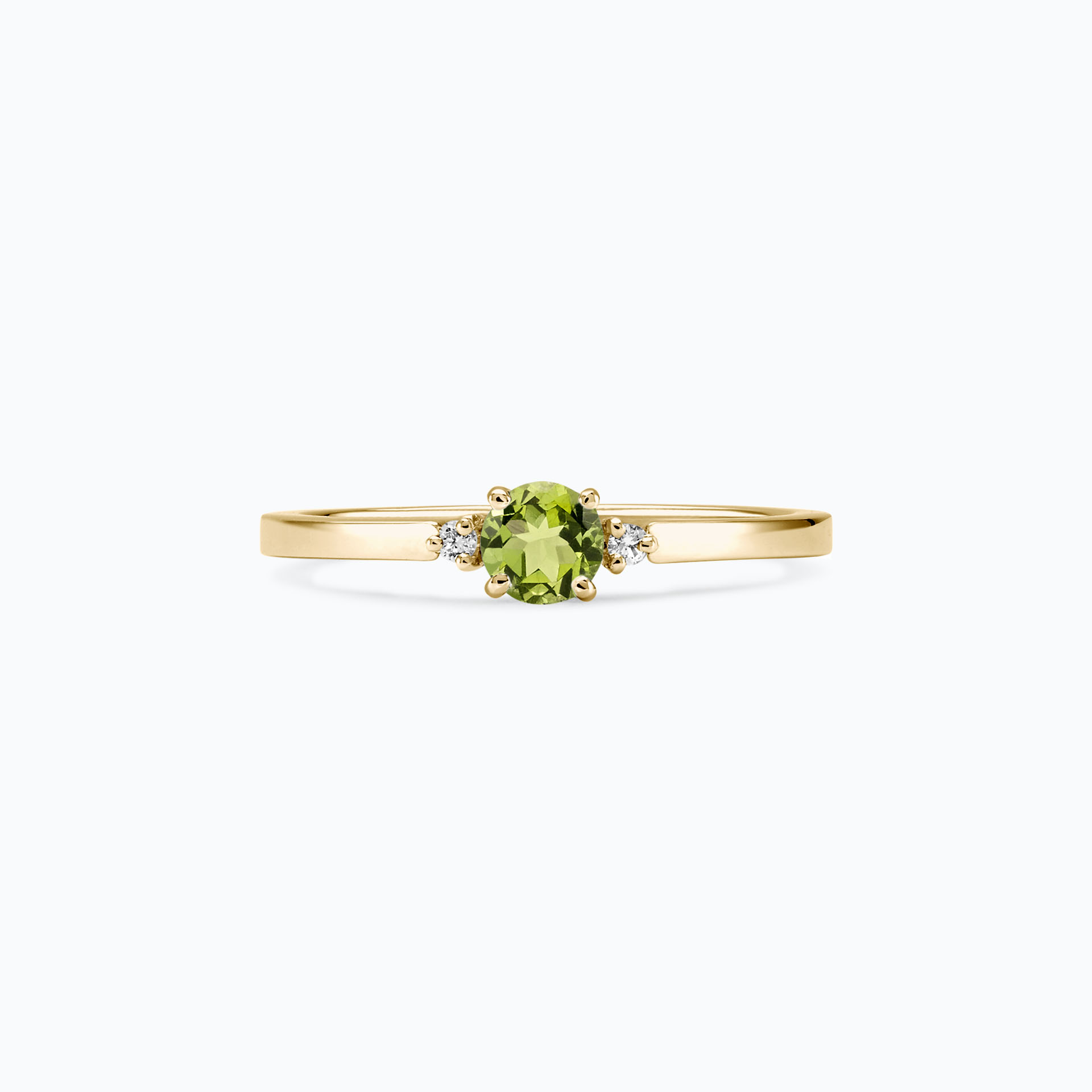 Solitaire Lolly Péridot 4.5 mm