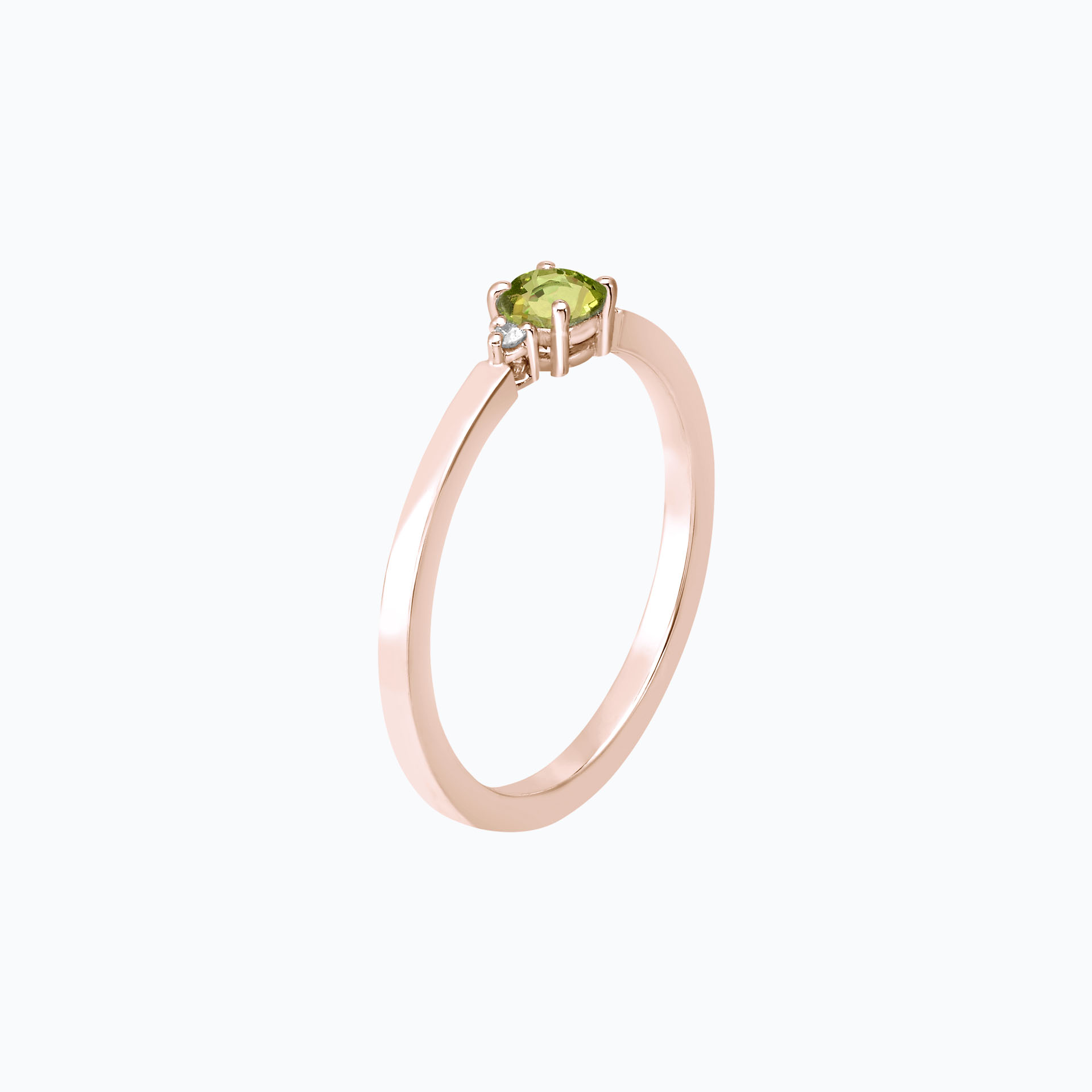 Solitaire Lolly Péridot 4.5 mm