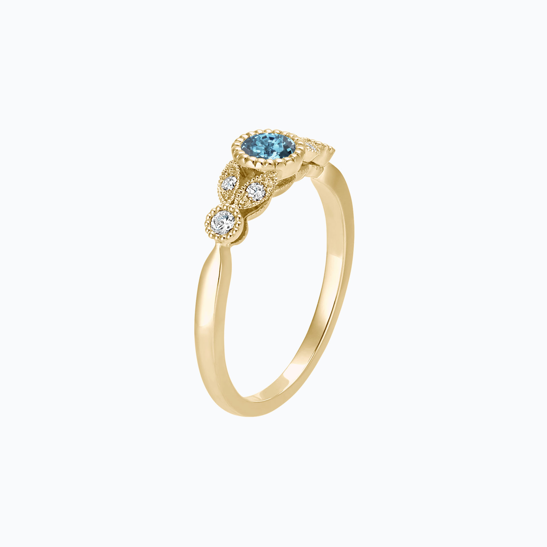 Solitaire Salomé Millegrain Aigue-Marine