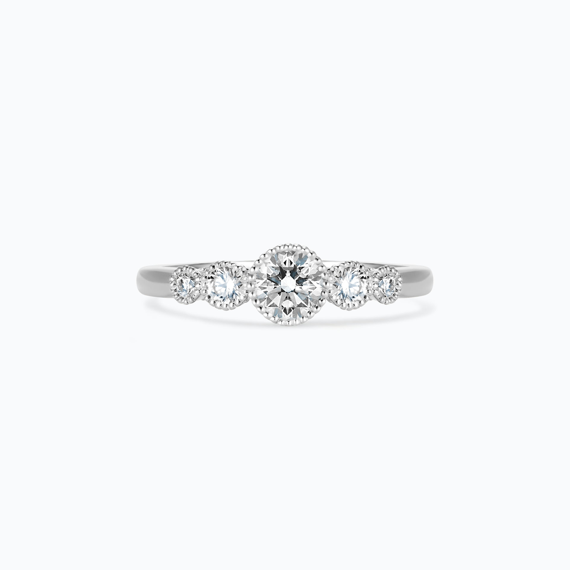 Solitaire Paloma Millegrain Diamant de Synthèse