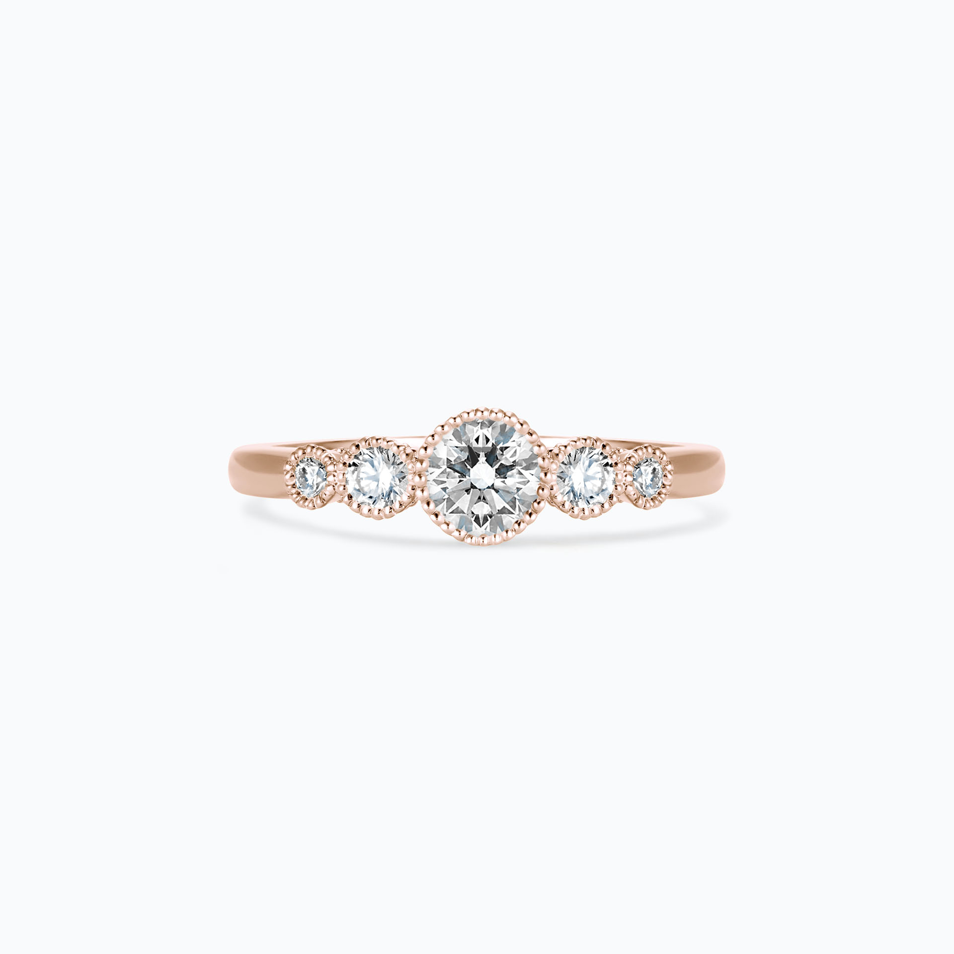 Solitaire Paloma Millegrain Diamant de Synthèse