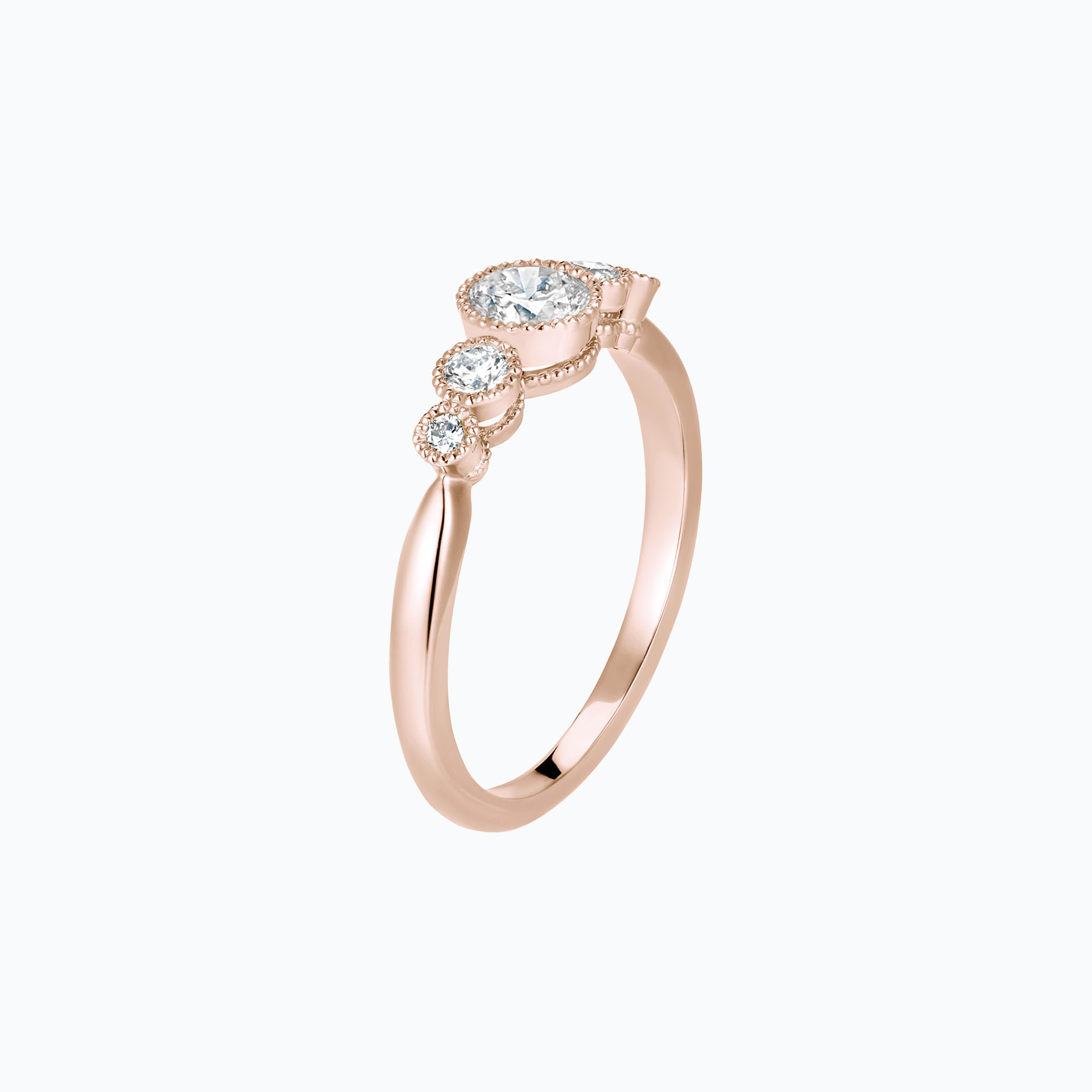 Solitaire Paloma Millegrain Diamant de Synthèse