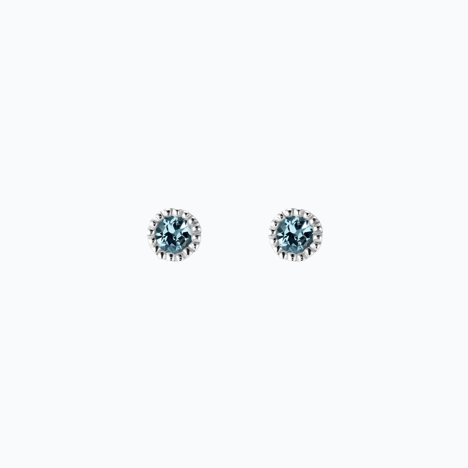 Boucles Faustine Aigue-Marine