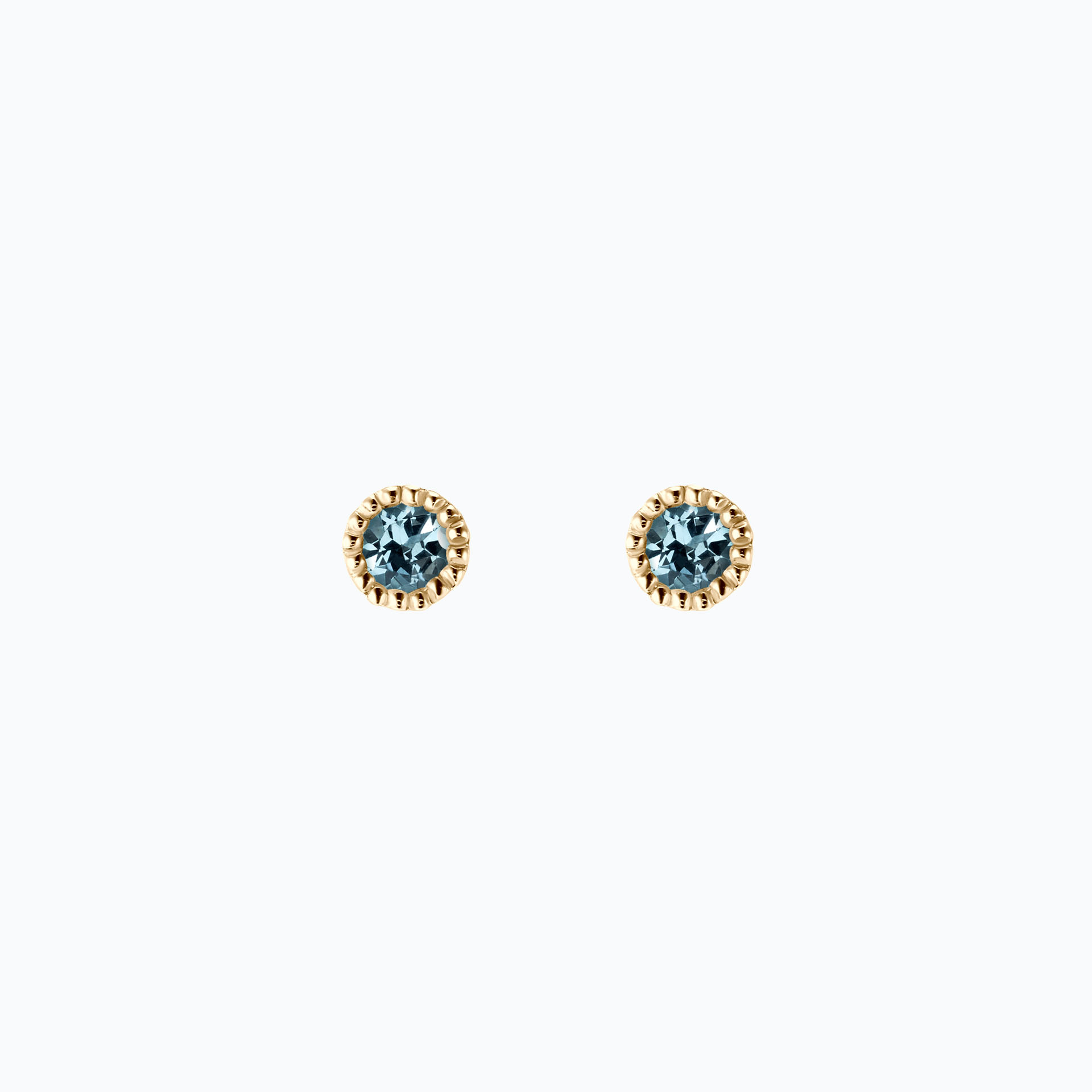 Boucles Faustine Aigue-Marine