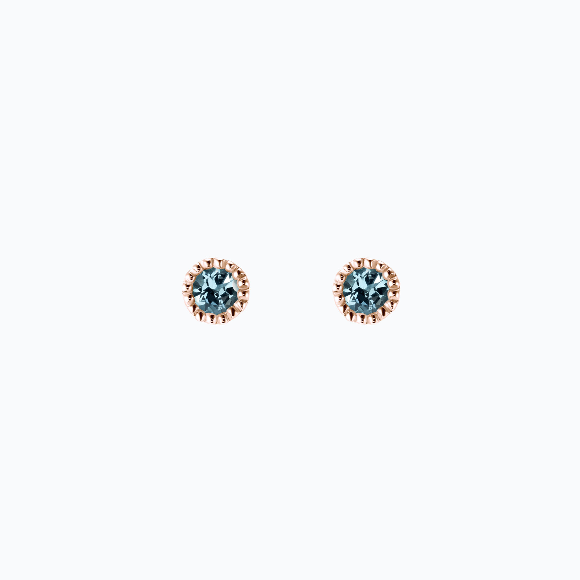 Boucles Faustine Aigue-Marine