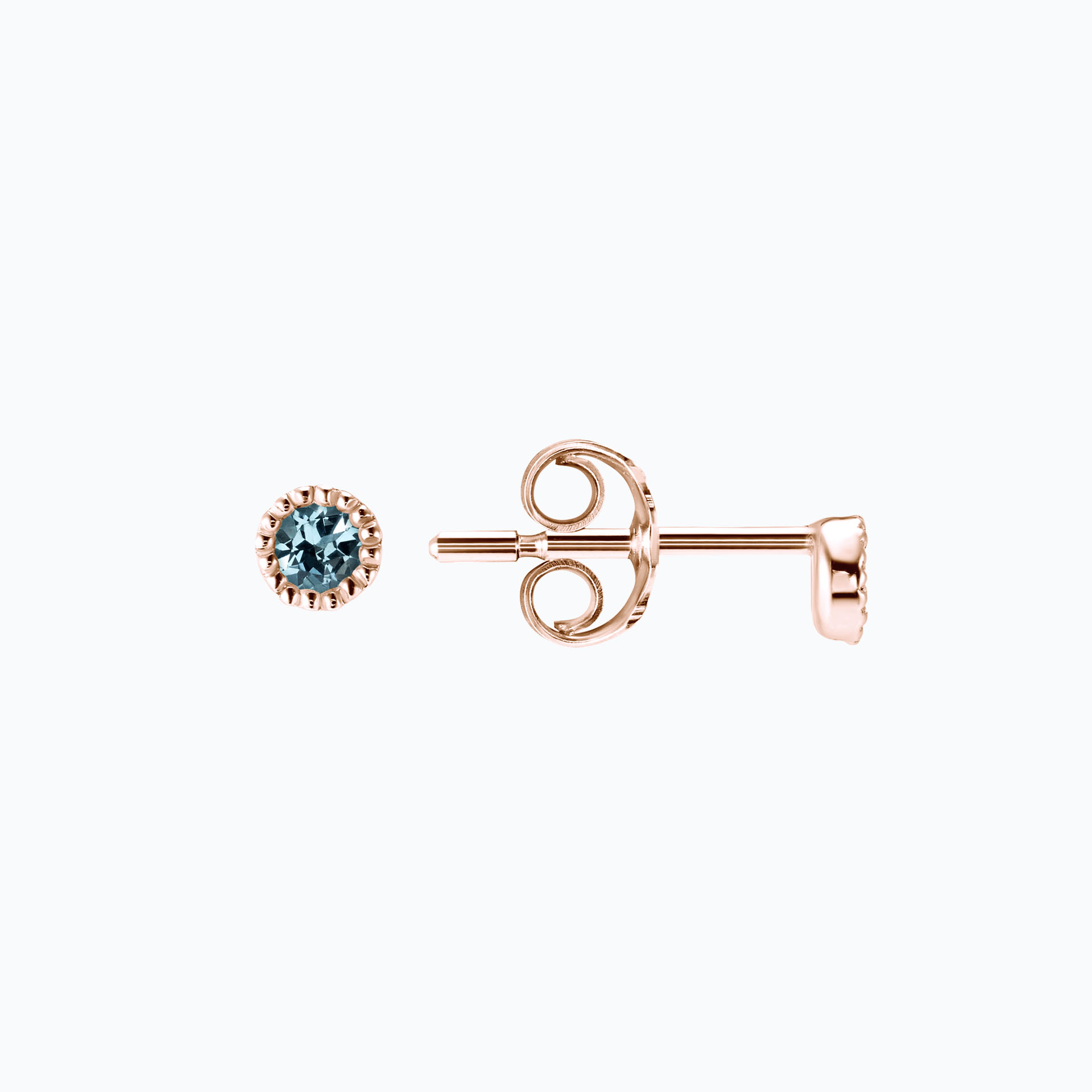 Boucles Faustine Aigue-Marine
