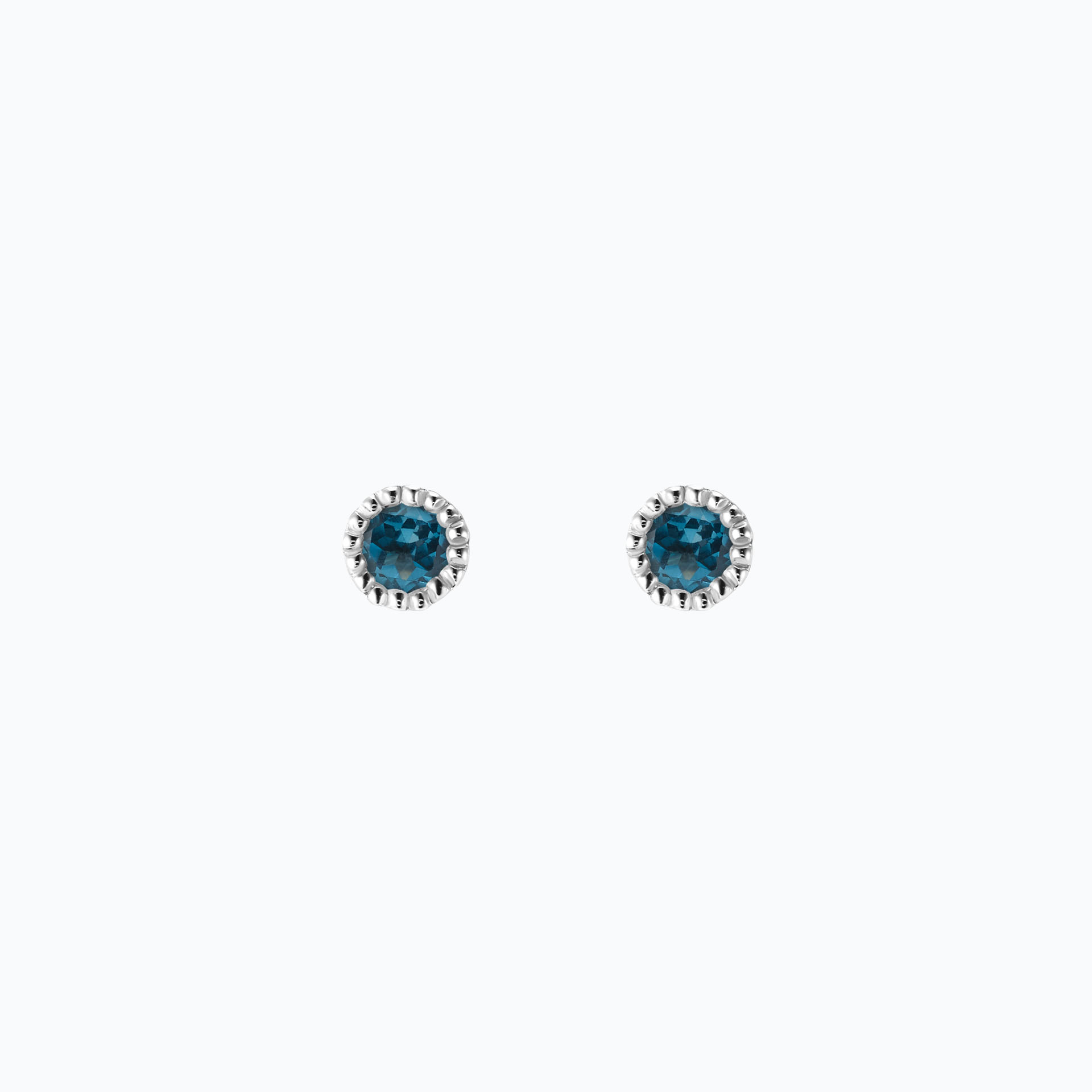 Boucles Faustine Topaze Blue London