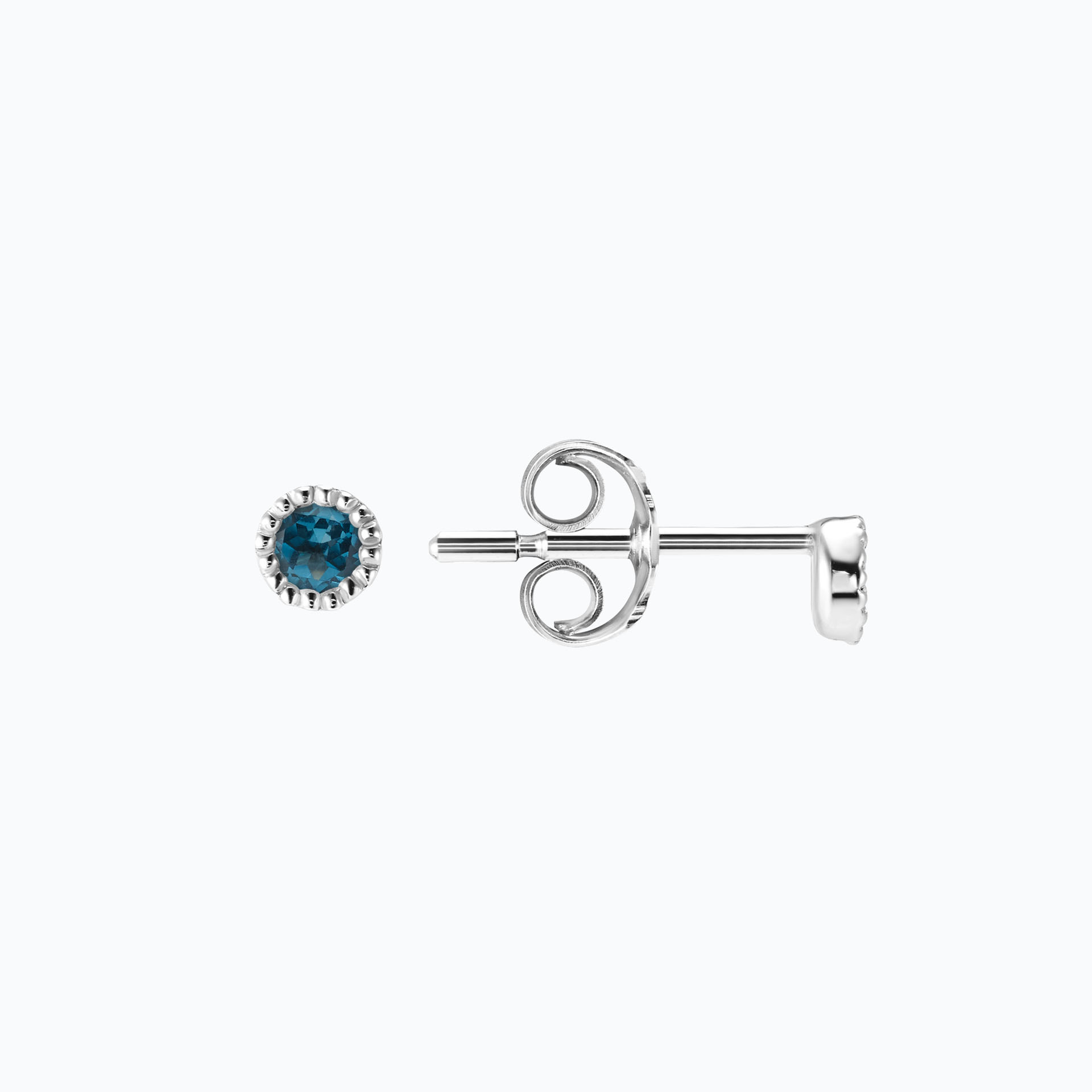 Boucles Faustine Topaze Blue London