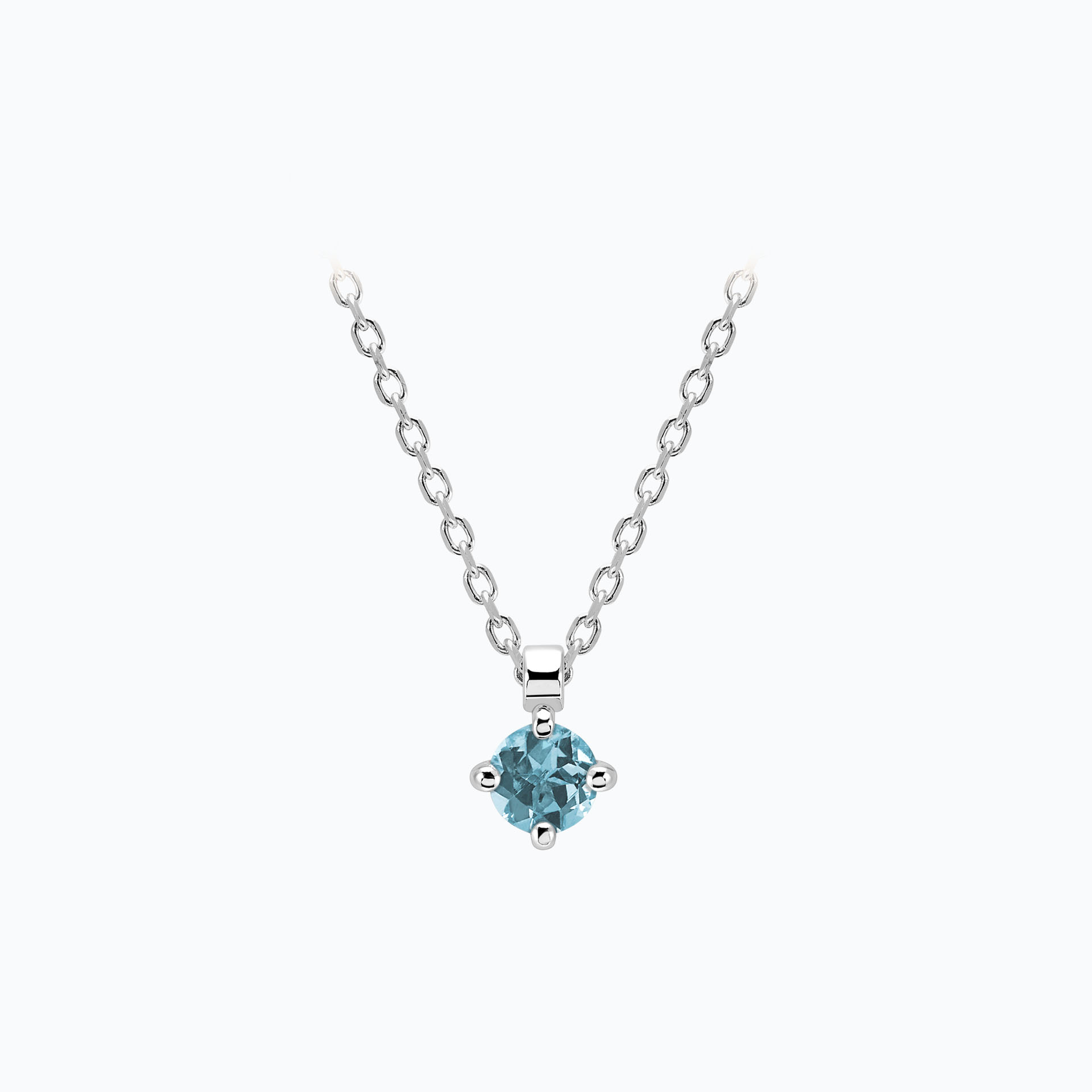 Collier Alva Aigue-marine 3.5 mm