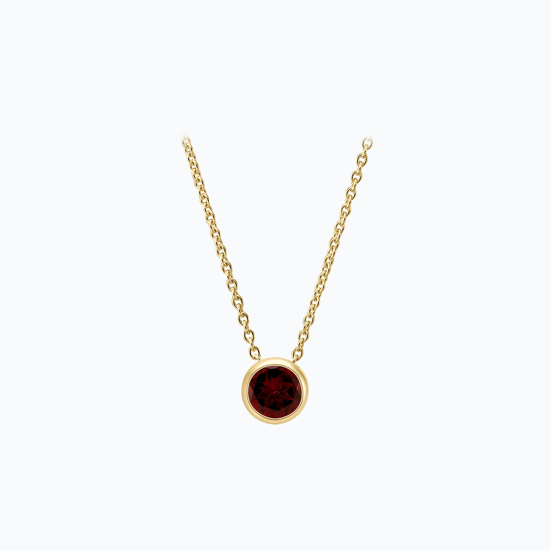 Collier Harmony Grenat 3.5 mm