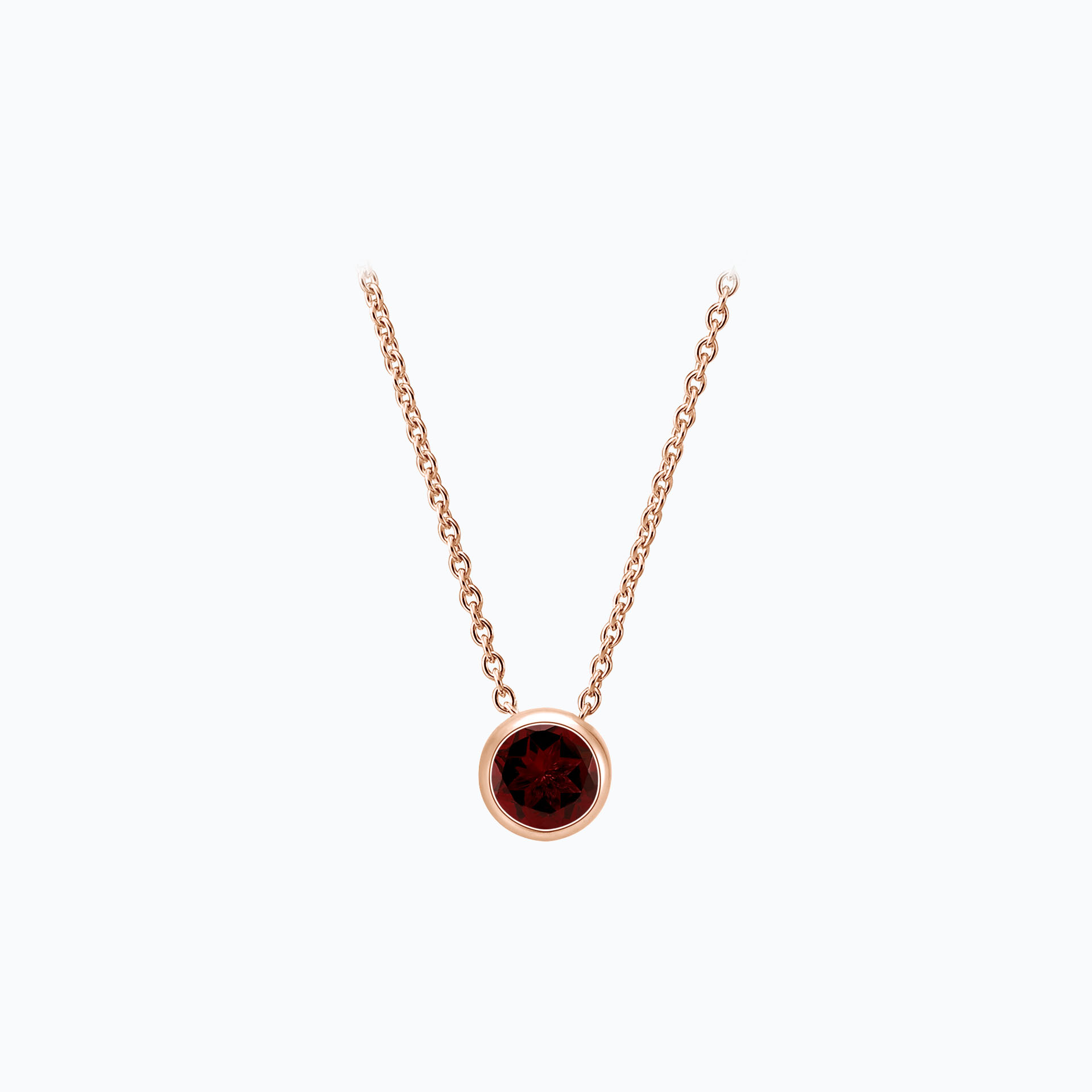 Collier Harmony Grenat 3.5 mm
