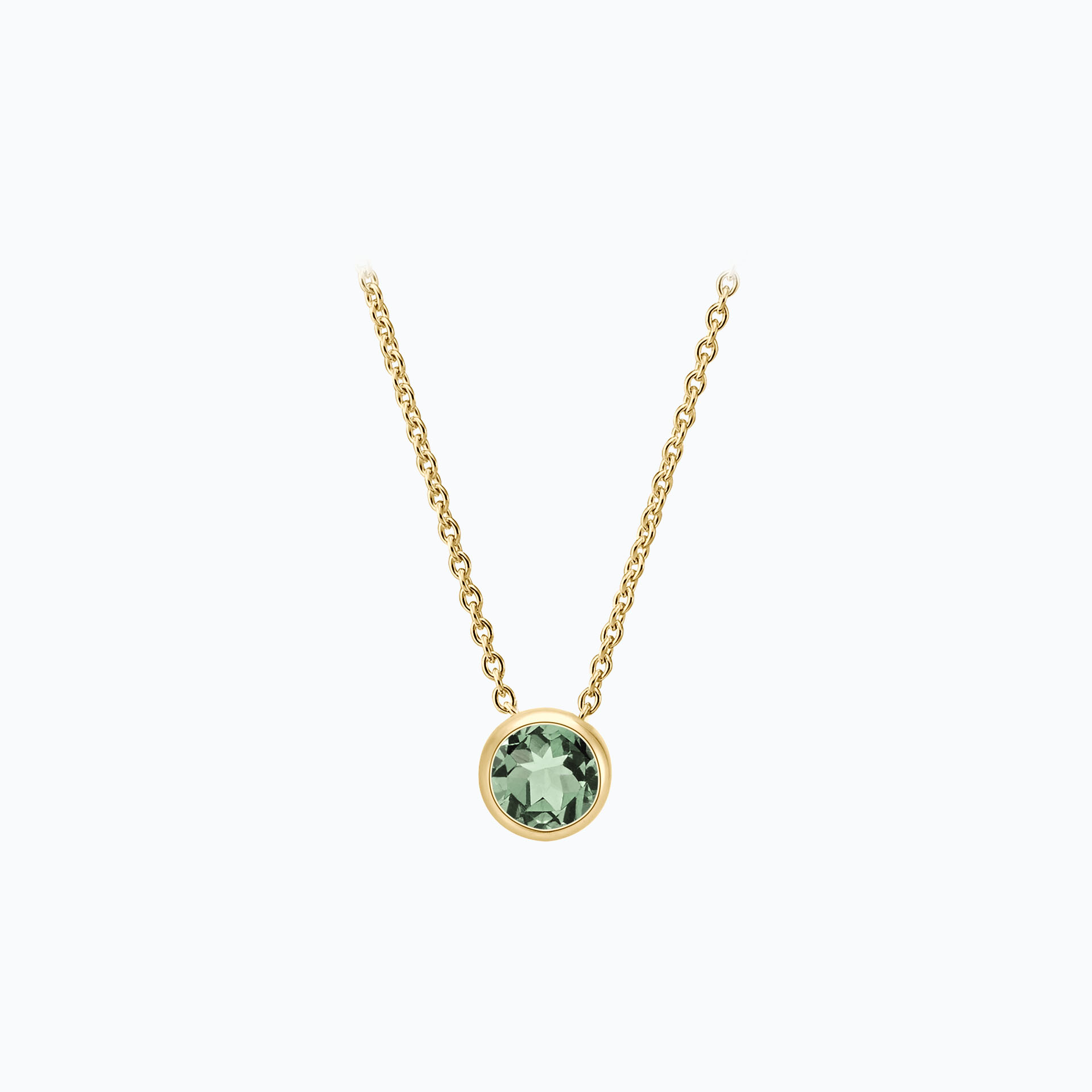 Collier Harmony Saphir Vert 3.5 mm