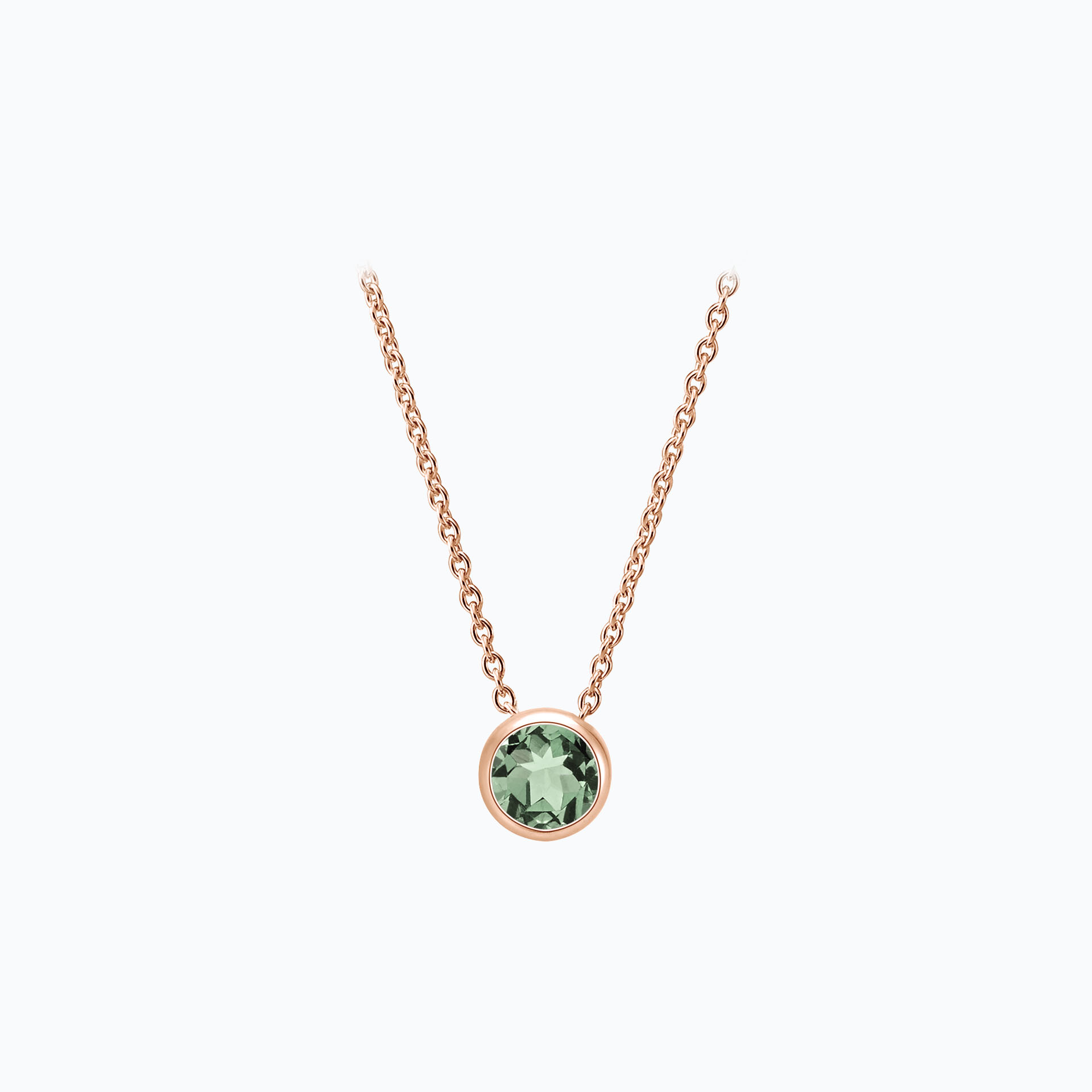 Collier Harmony Saphir Vert 3.5 mm