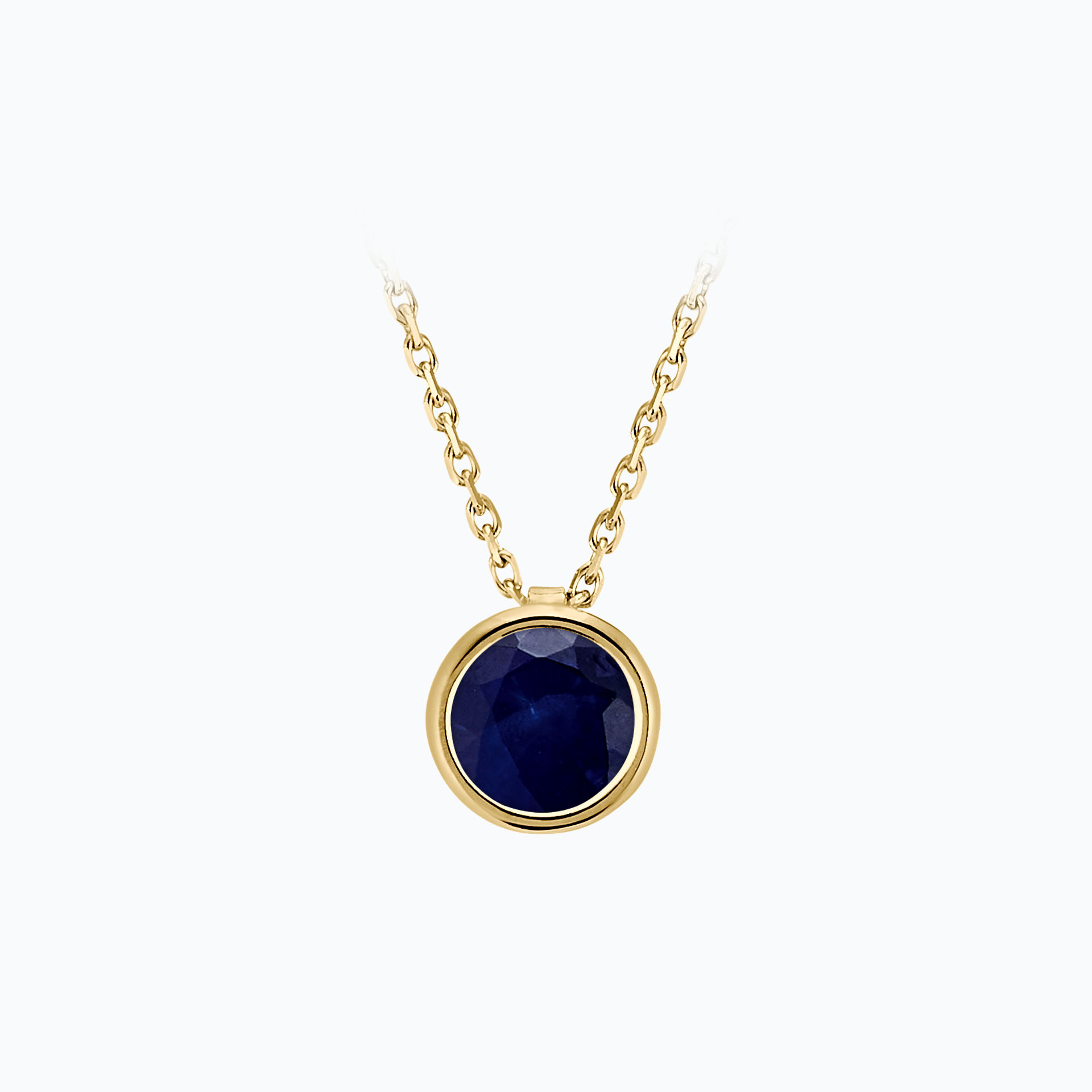 Collier Nymphéa Saphir