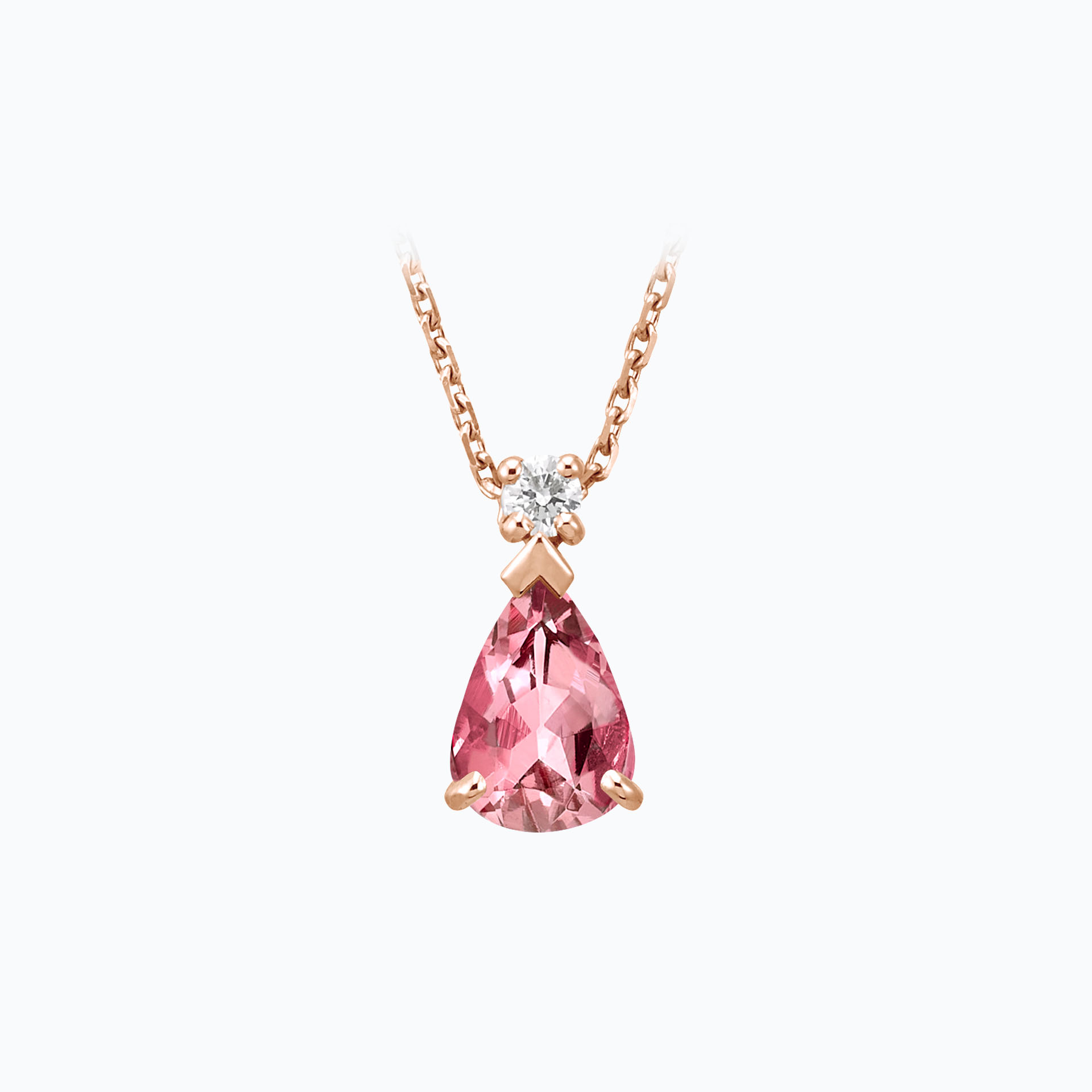Collier Sabika Pendentif Rose En Cristal - Argenté - Style Choker - Occasion
