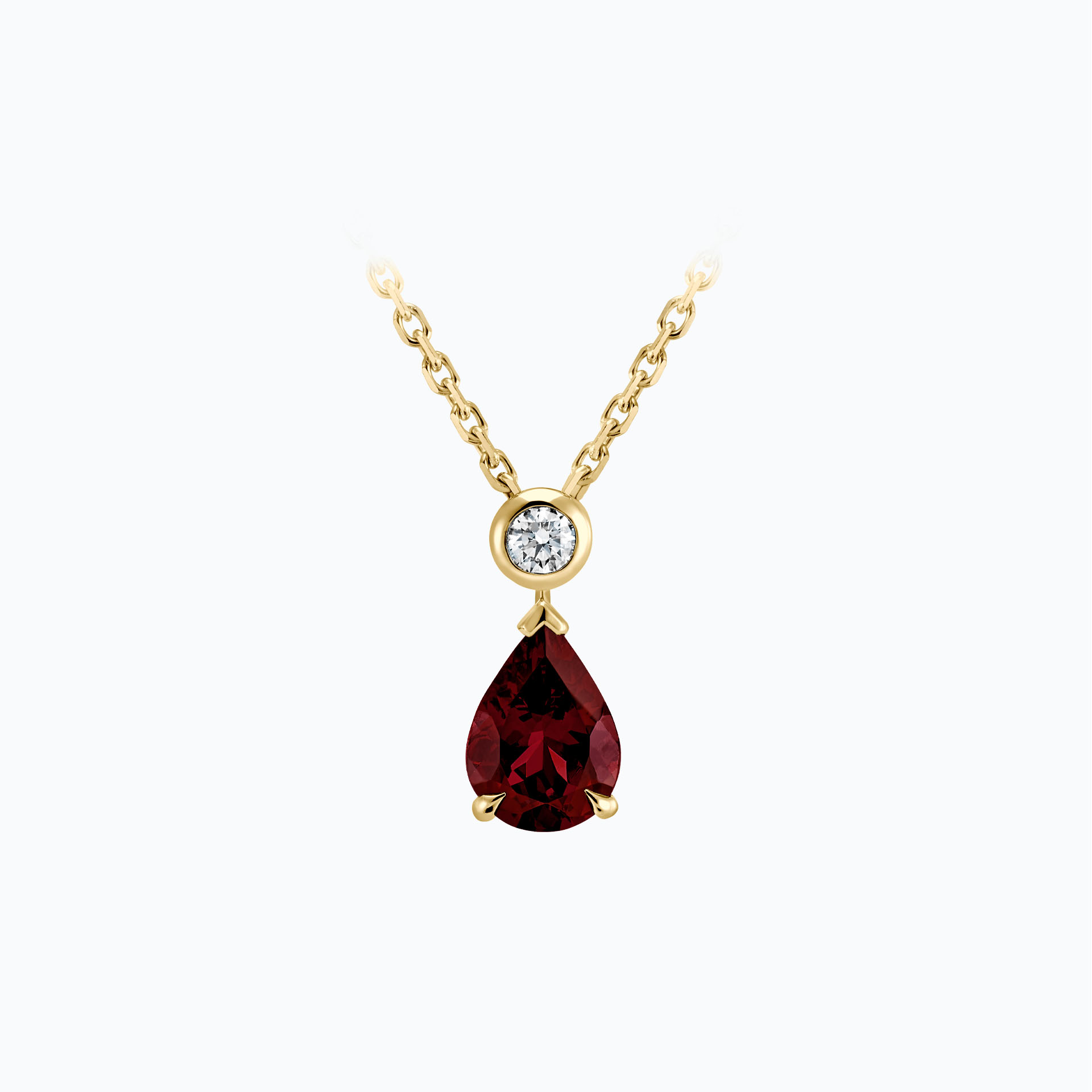 Collier Victoria Grenat