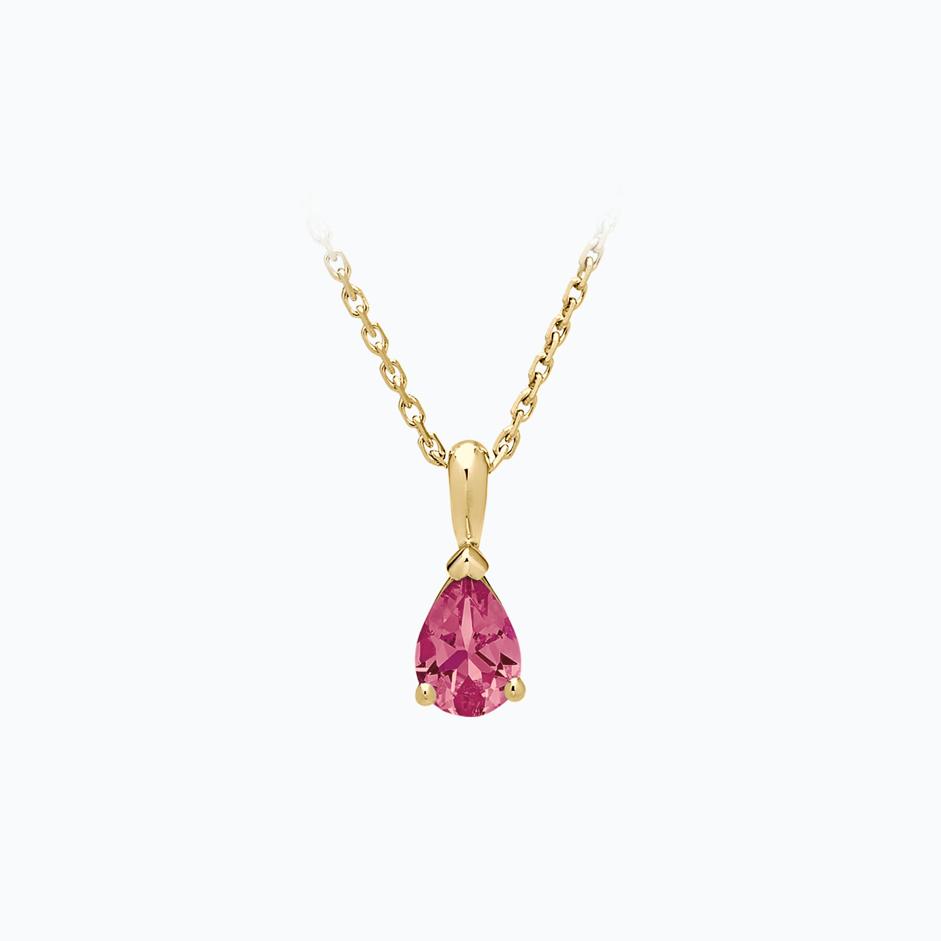 Pendentif Goutte Tourmaline 6 x 4 mm