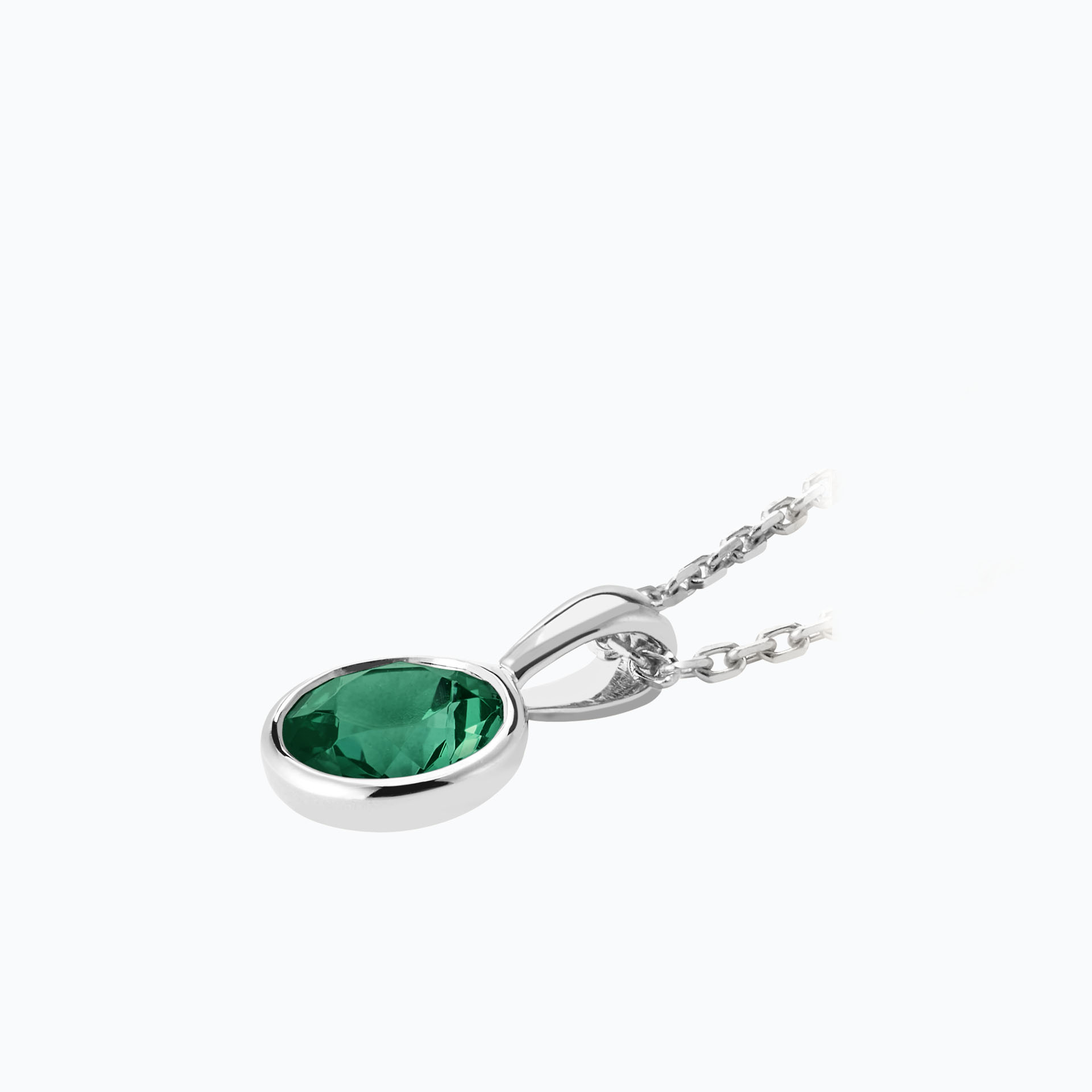 Pendentif Harmony Émeraude 6 mm