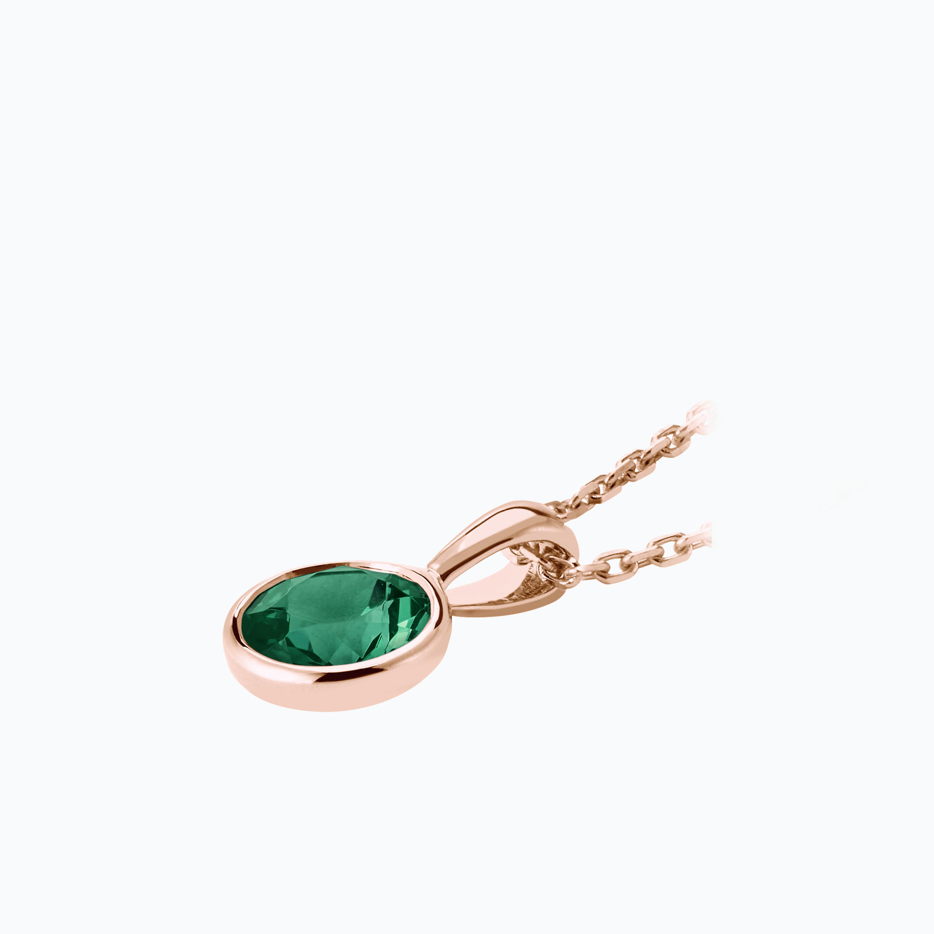 Pendentif Harmony Émeraude 6 mm
