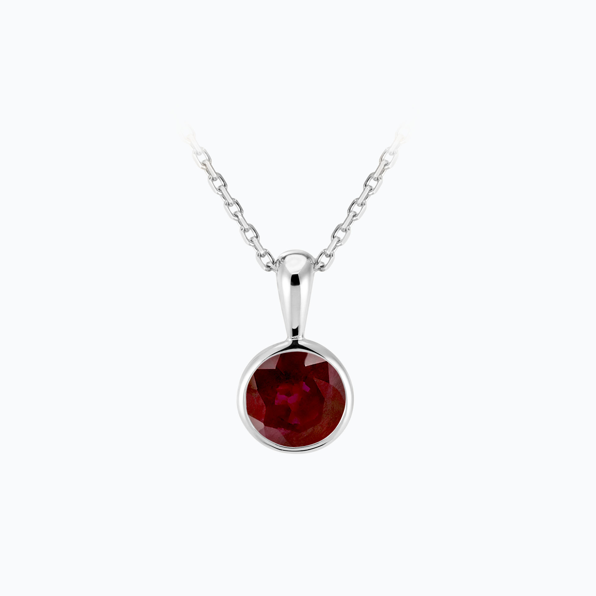 Pendentif Harmony Rubis 6 mm
