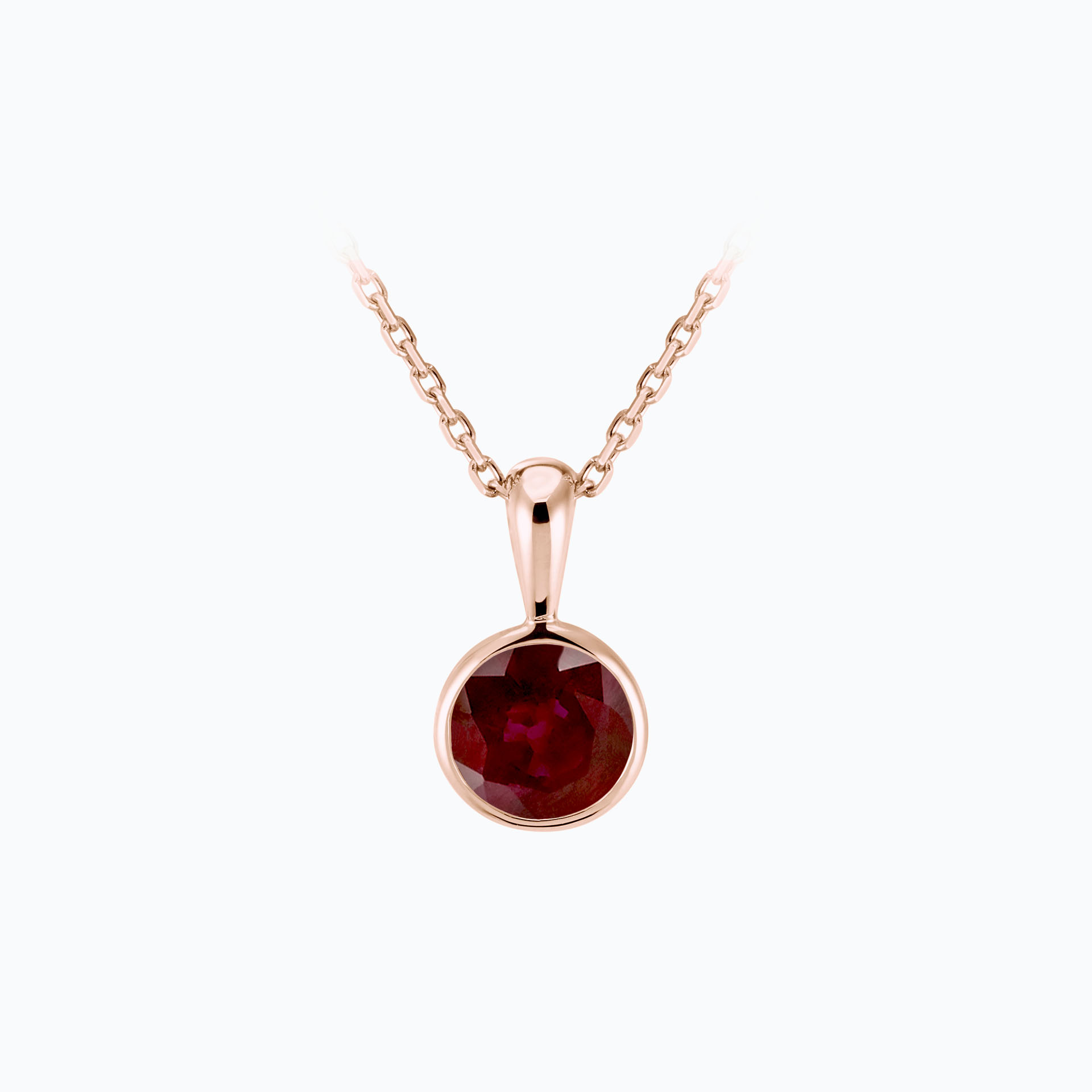 Pendentif Harmony Rubis 6 mm