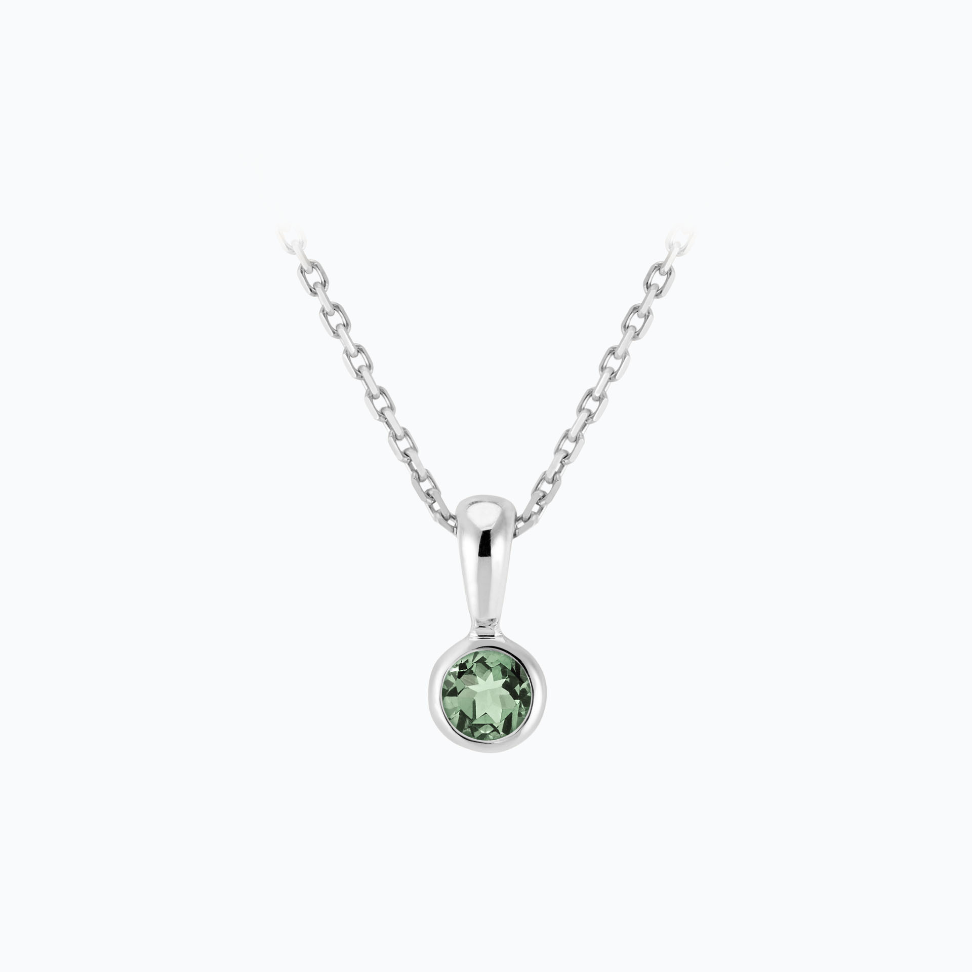 Pendentif Harmony Saphir Vert 3.5 mm