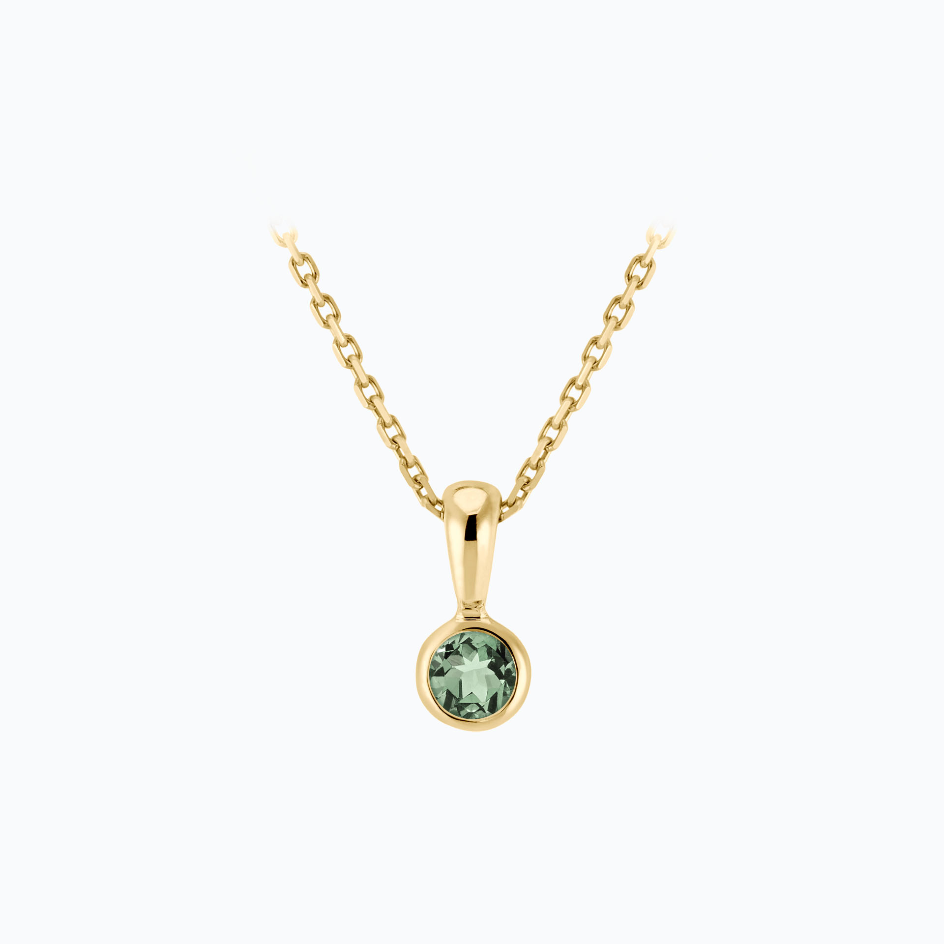 Pendentif Harmony Saphir Vert 3.5 mm