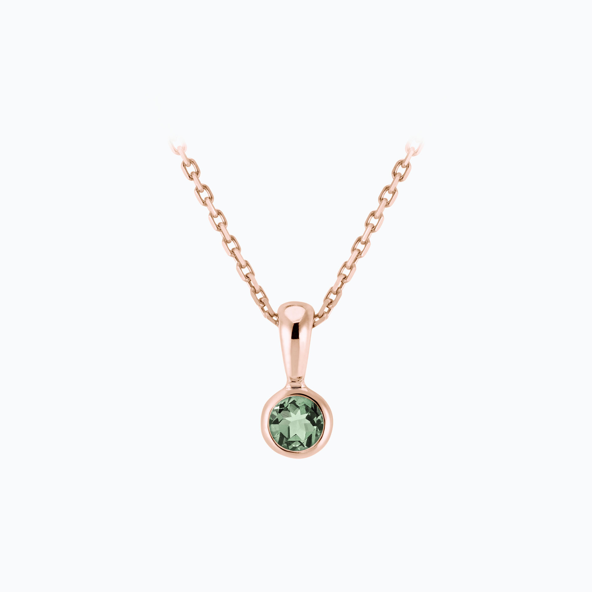 Pendentif Harmony Saphir Vert 3.5 mm