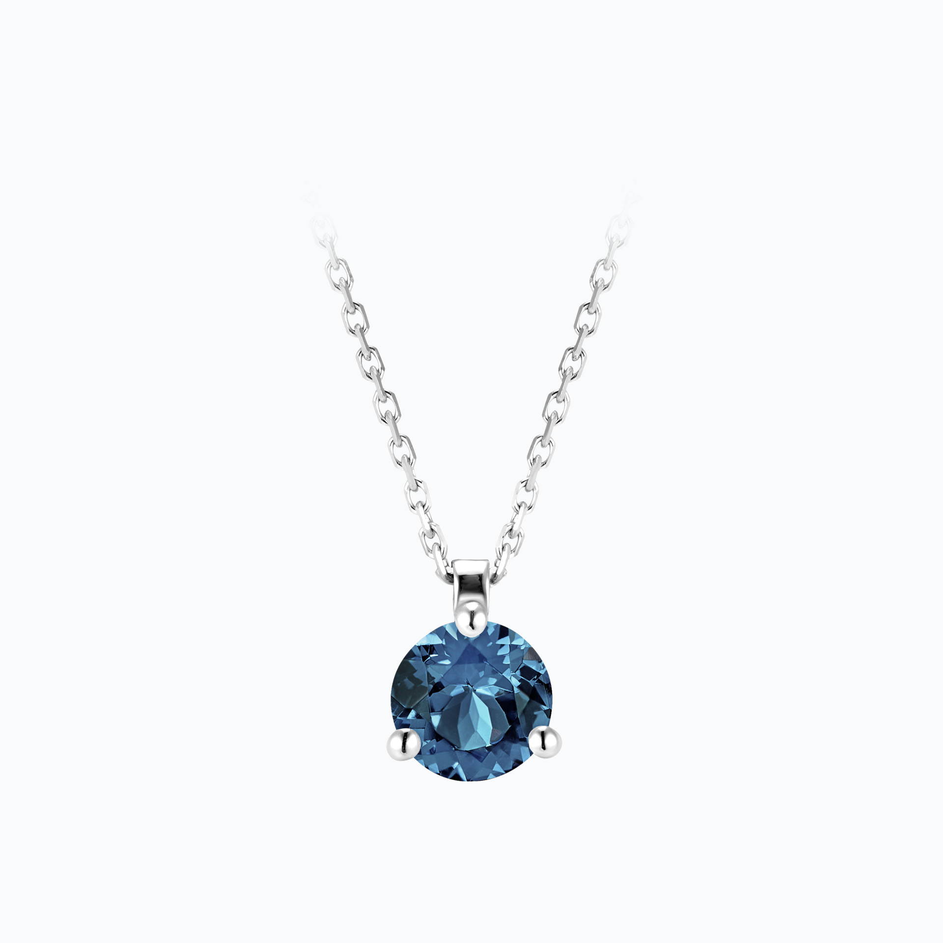 Collier Pyramid Topaze 6 mm