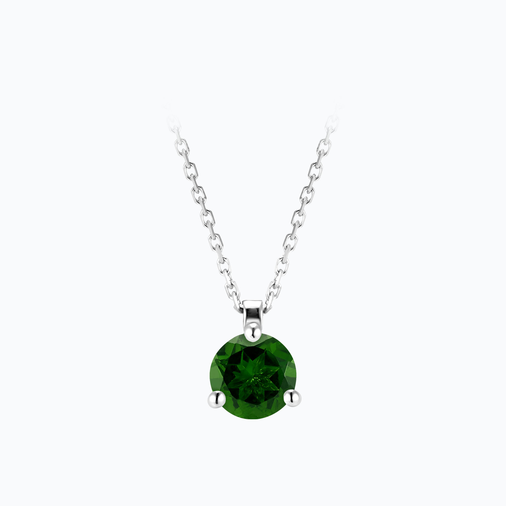 Collier Pyramid Tsavorite 6 mm