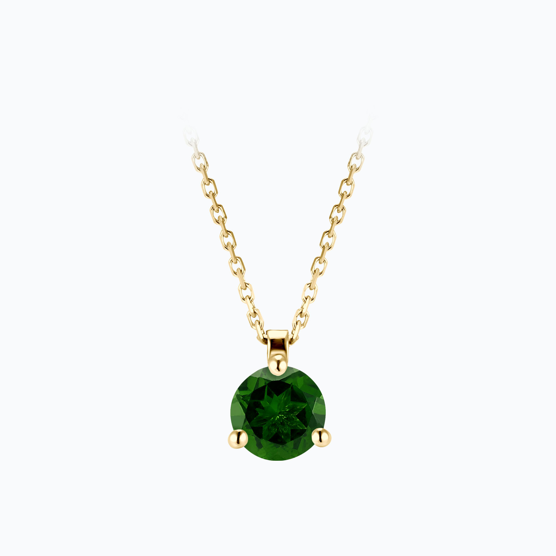 Collier Pyramid Tsavorite 6 mm