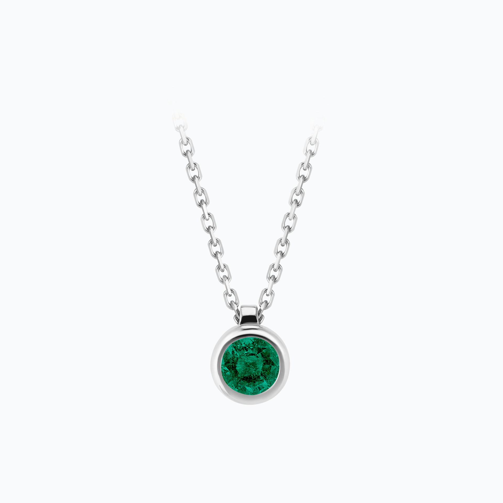 Collier Sparkling Émeraude 4.5 mm