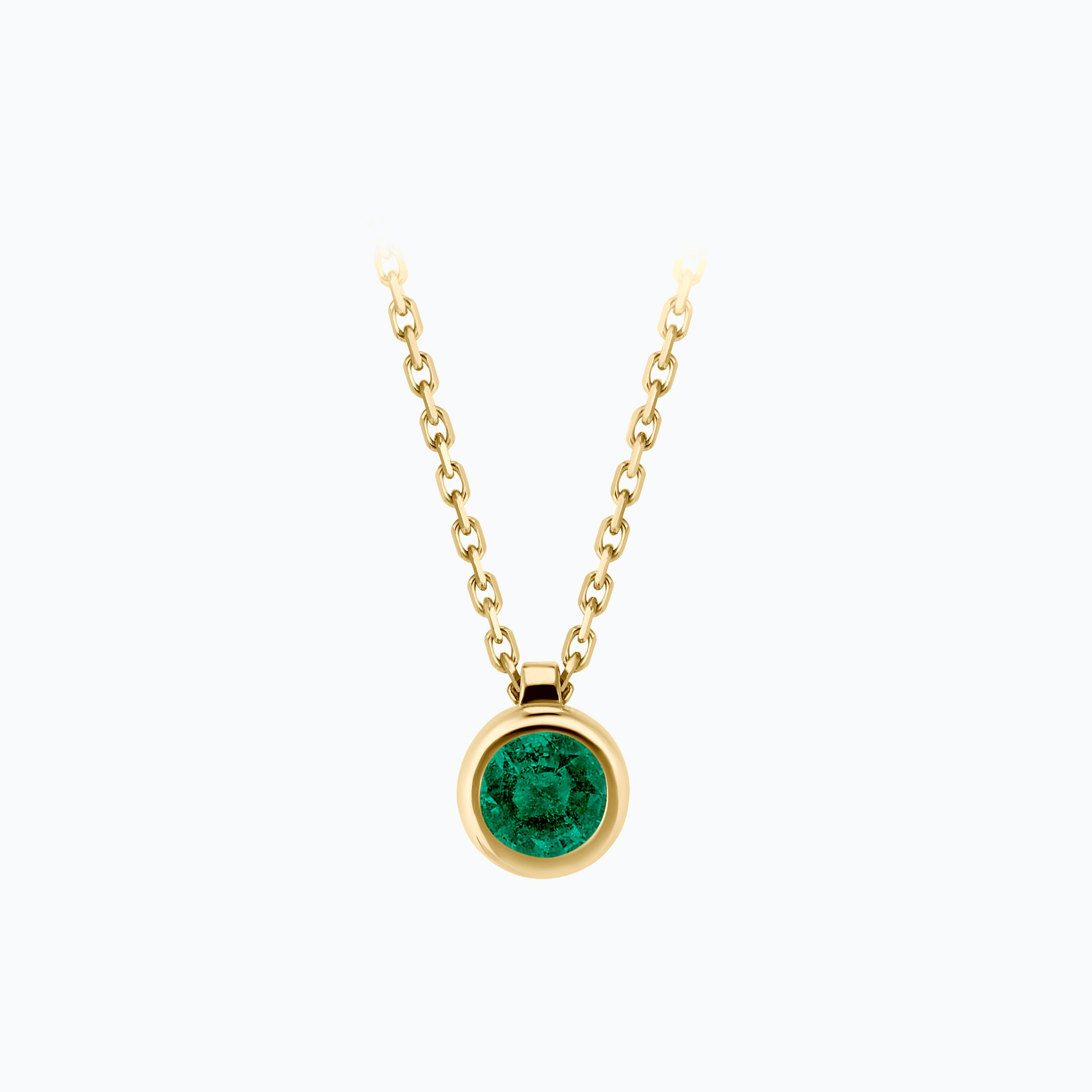 Collier Sparkling Émeraude 4.5 mm