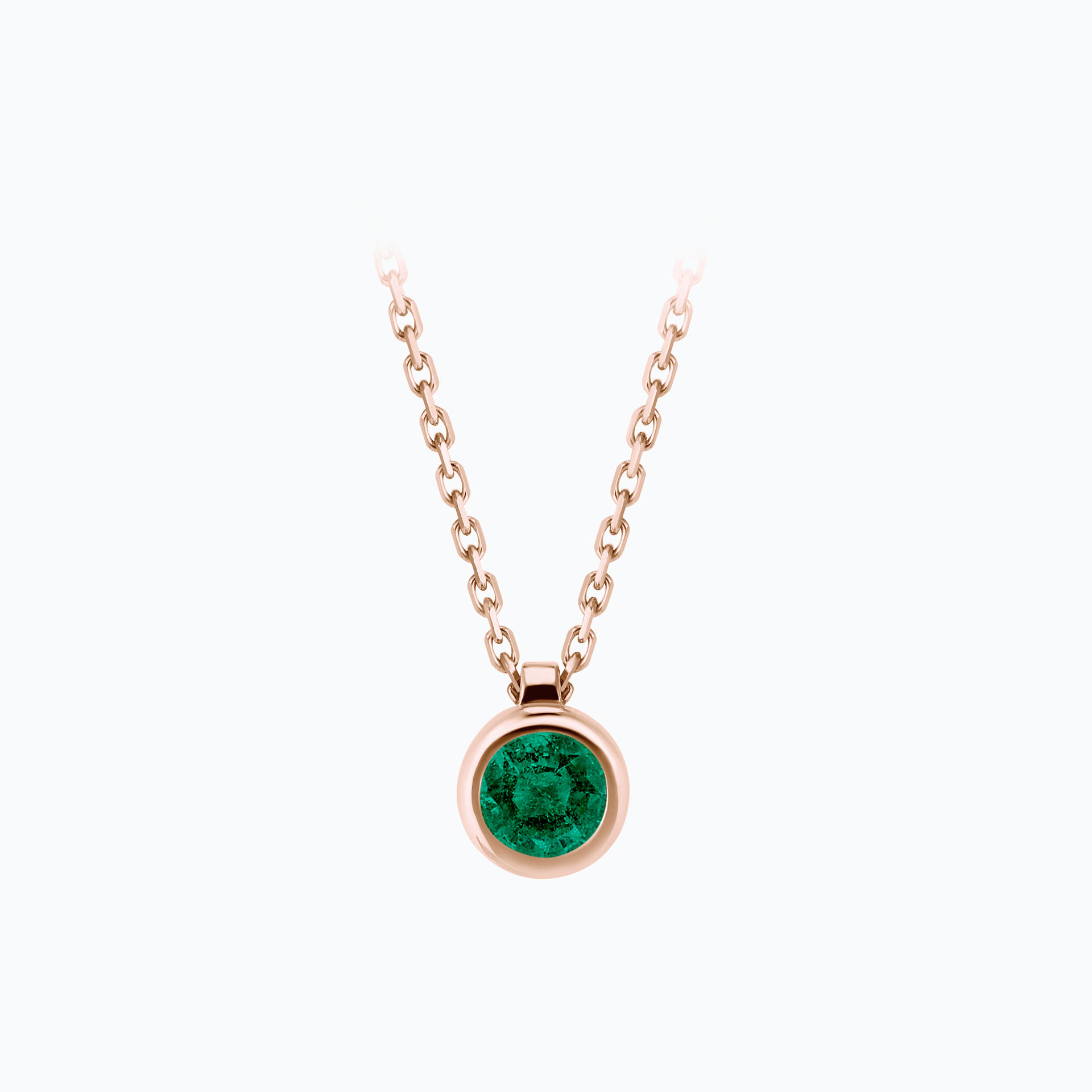Collier Sparkling Émeraude 4.5 mm