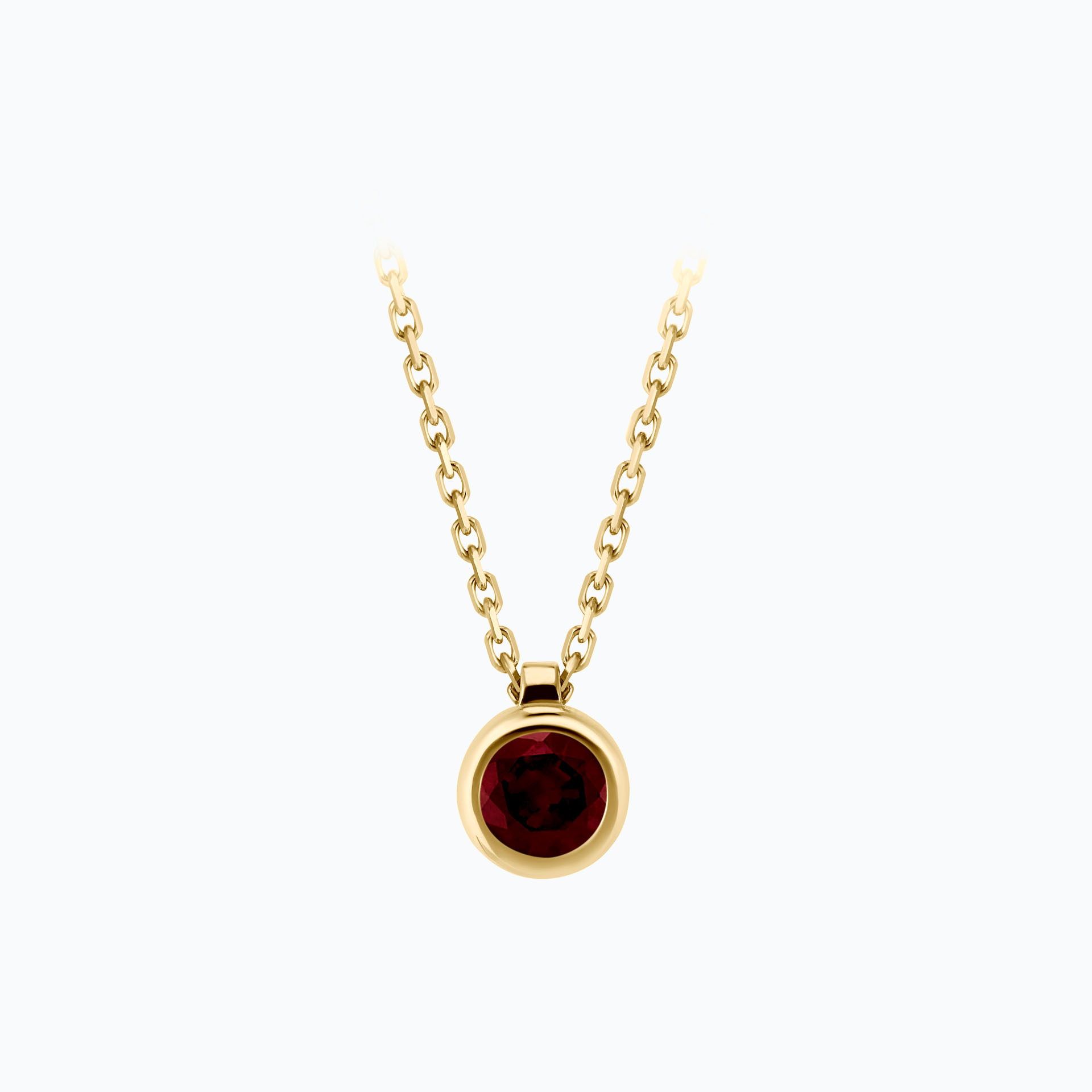 Collier Sparkling Grenat 4.5 mm