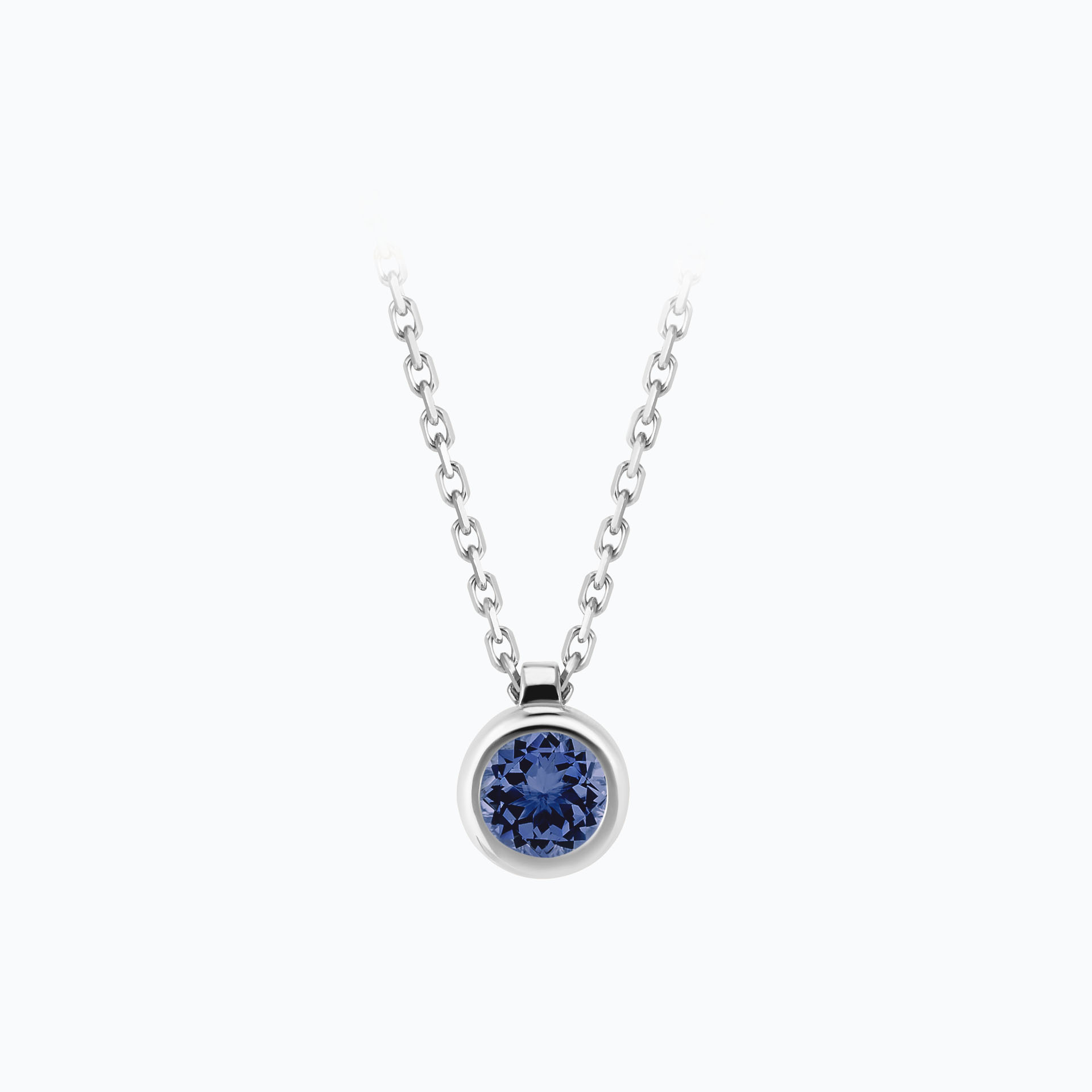 Collier Sparkling Tanzanite 4.5 mm