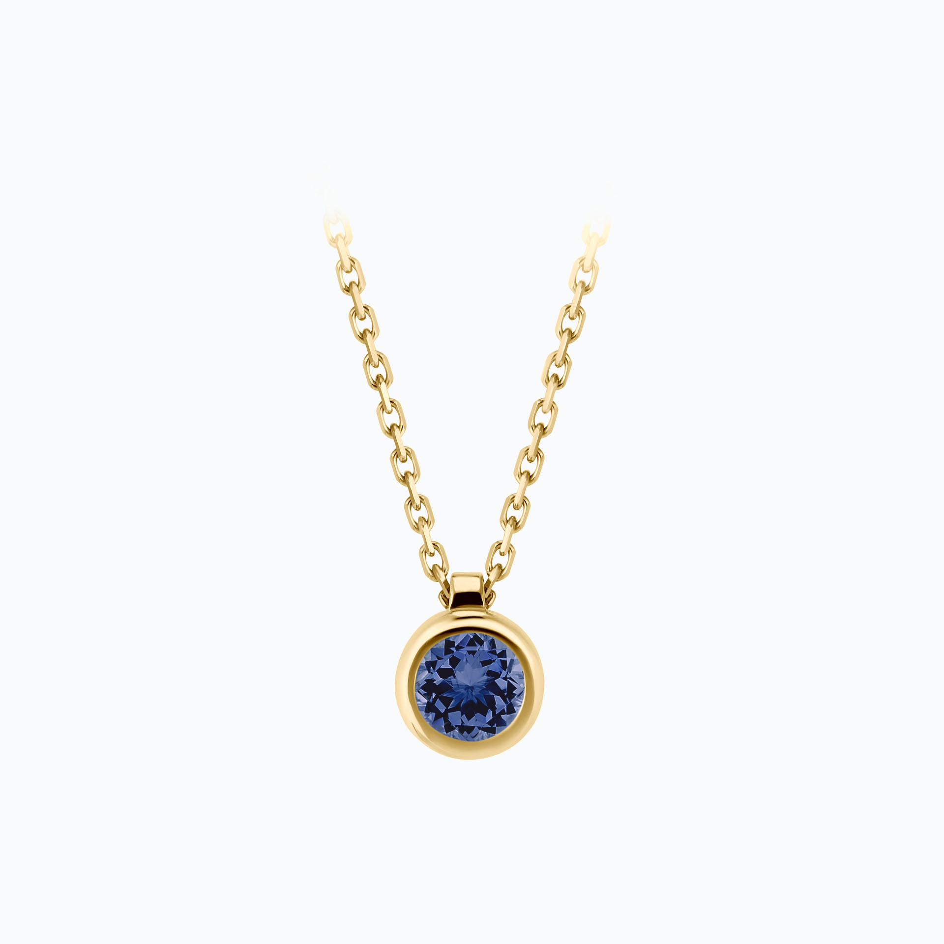 Collier Sparkling Tanzanite 4.5 mm
