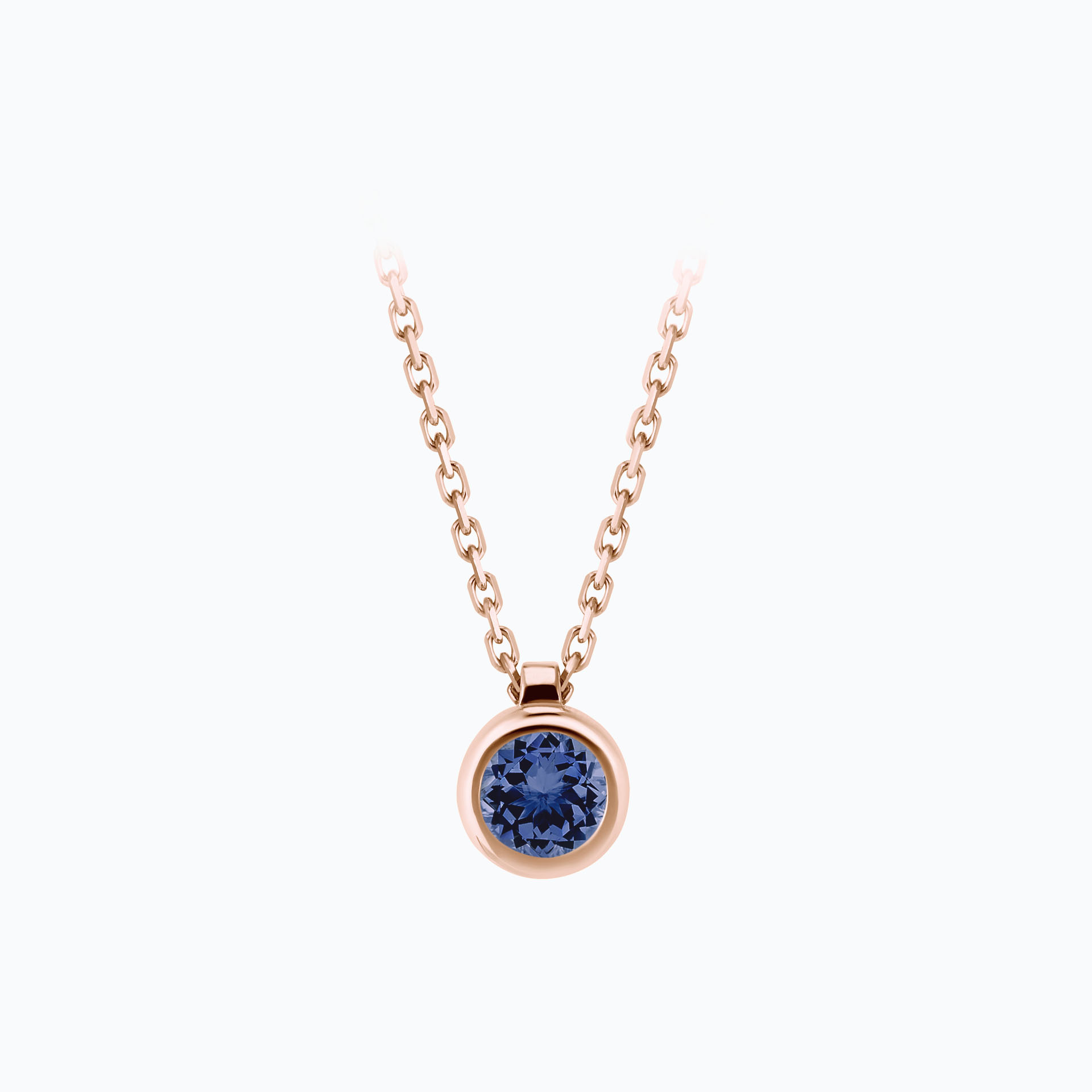 Collier Sparkling Tanzanite 4.5 mm