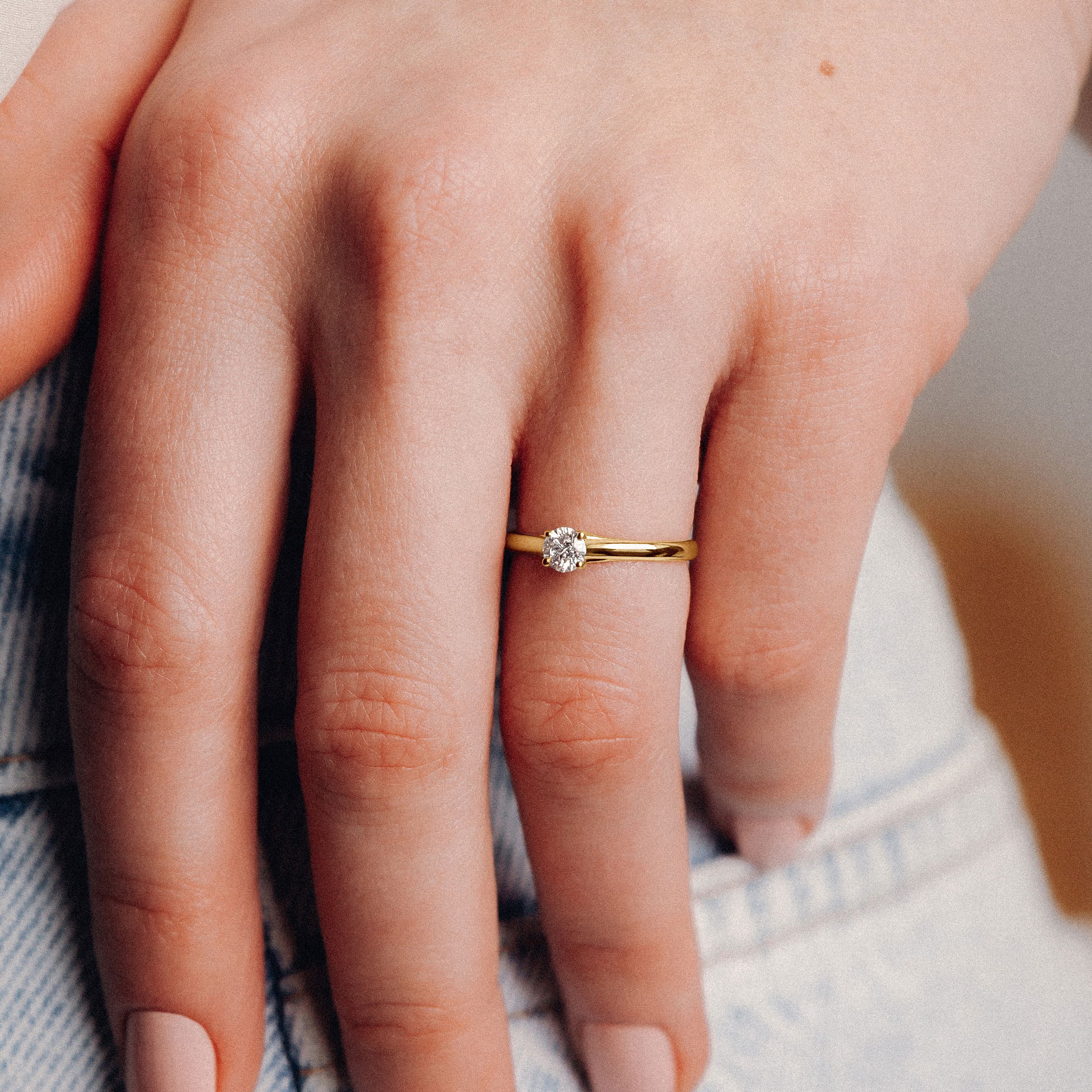 Solitaire Fanny Éclat Diamant de Synthèse