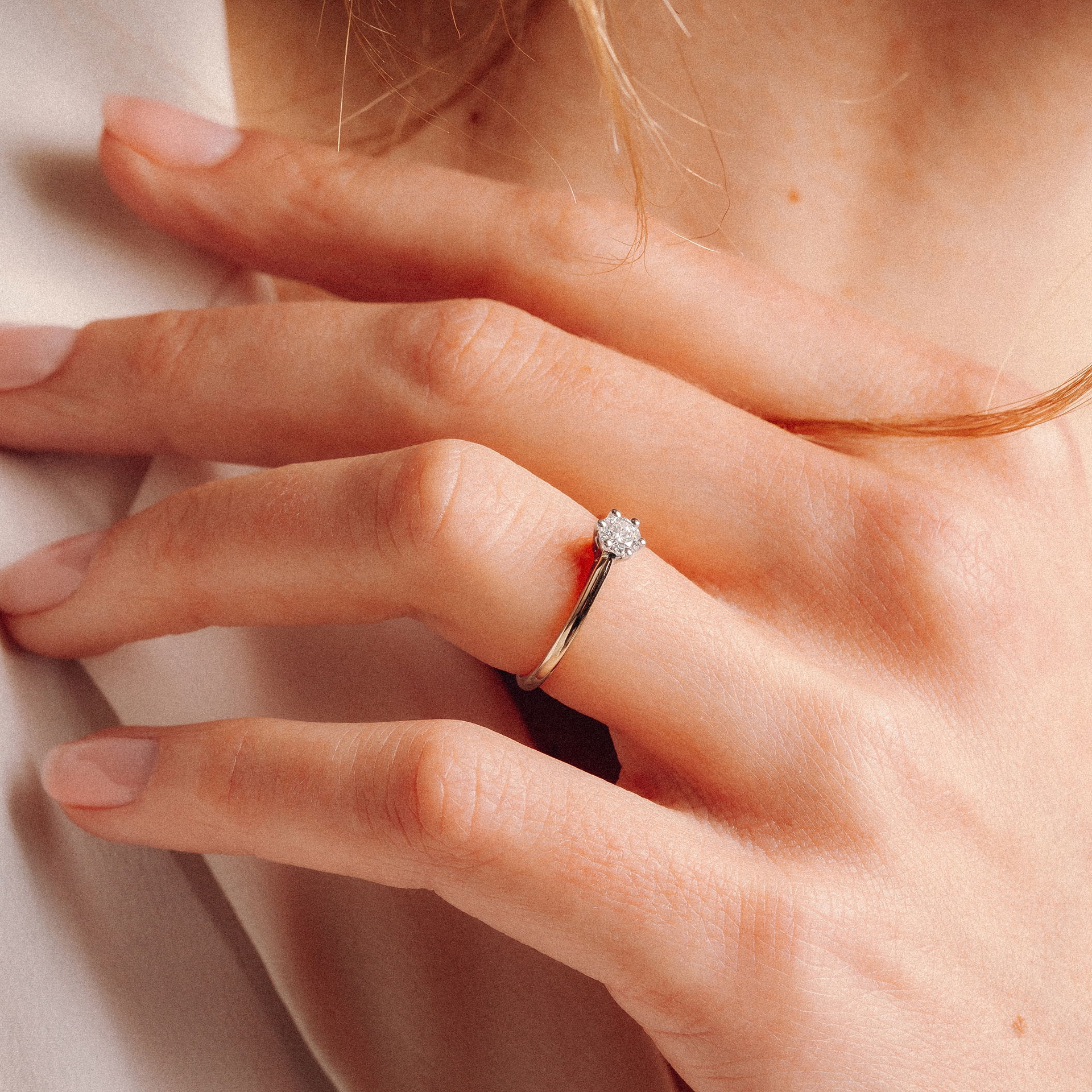 Solitaire Félicia Éclat Diamant de Synthèse