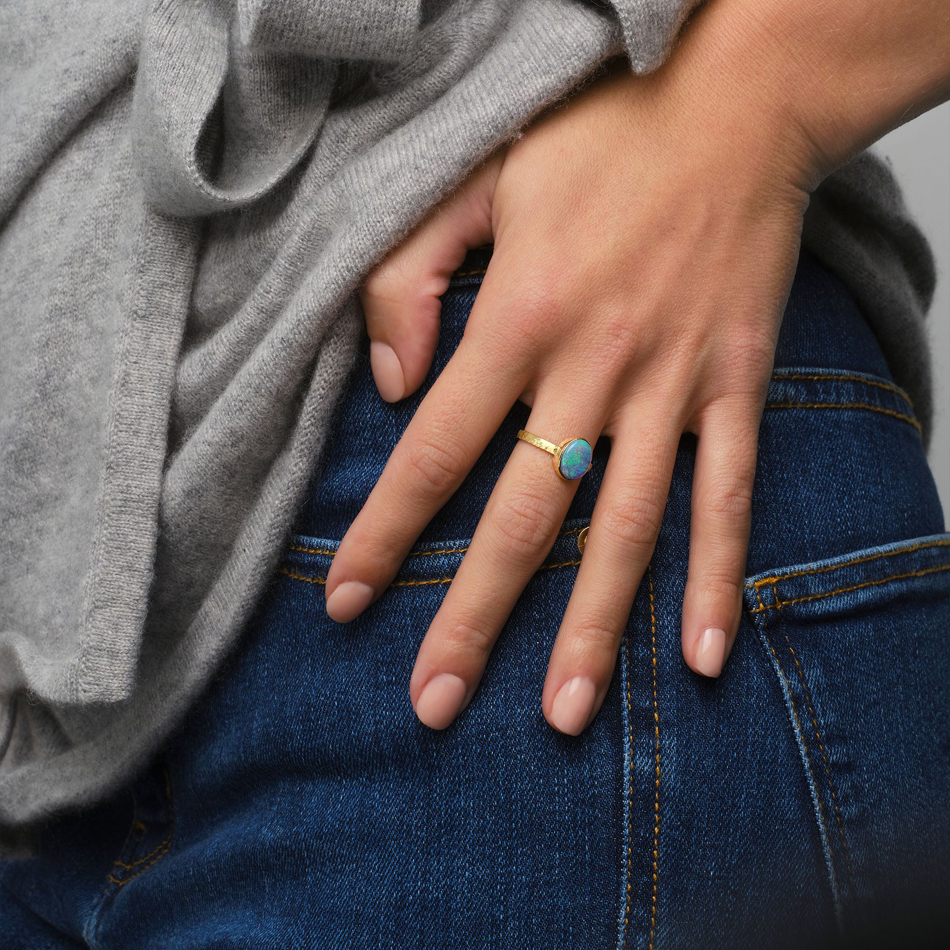 Bague Crète Opale