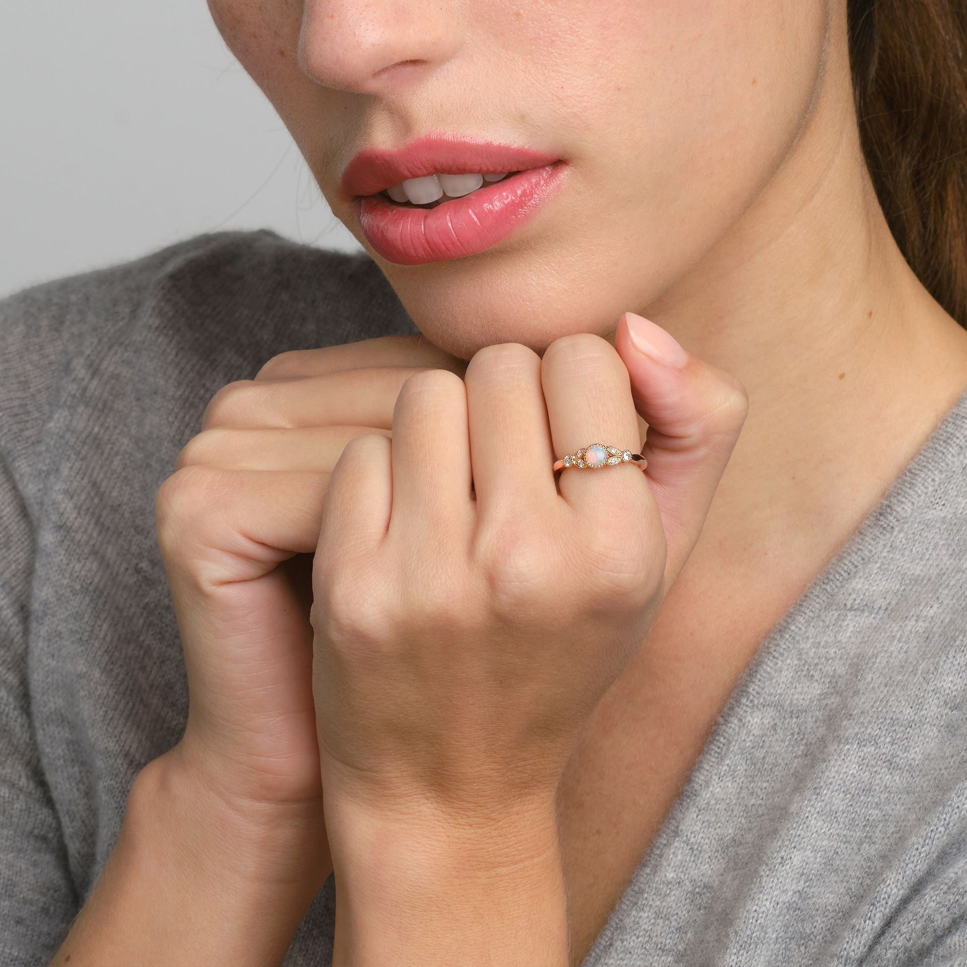 Solitaire Salomé Millegrain Opale