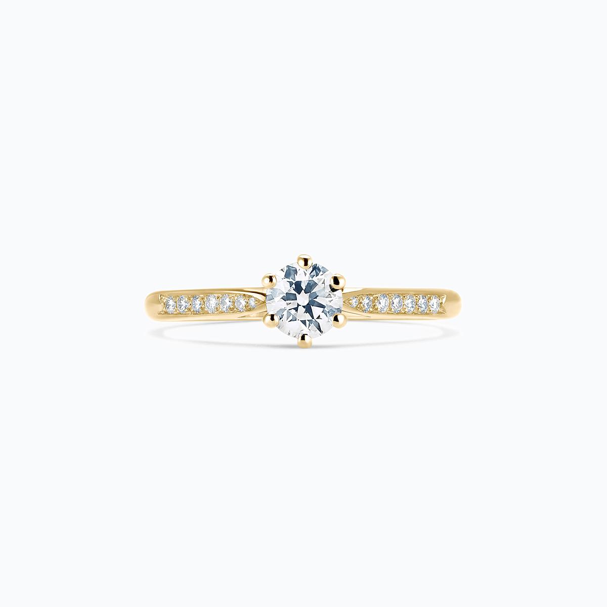 Solitaire Pavé Félicia Diamant