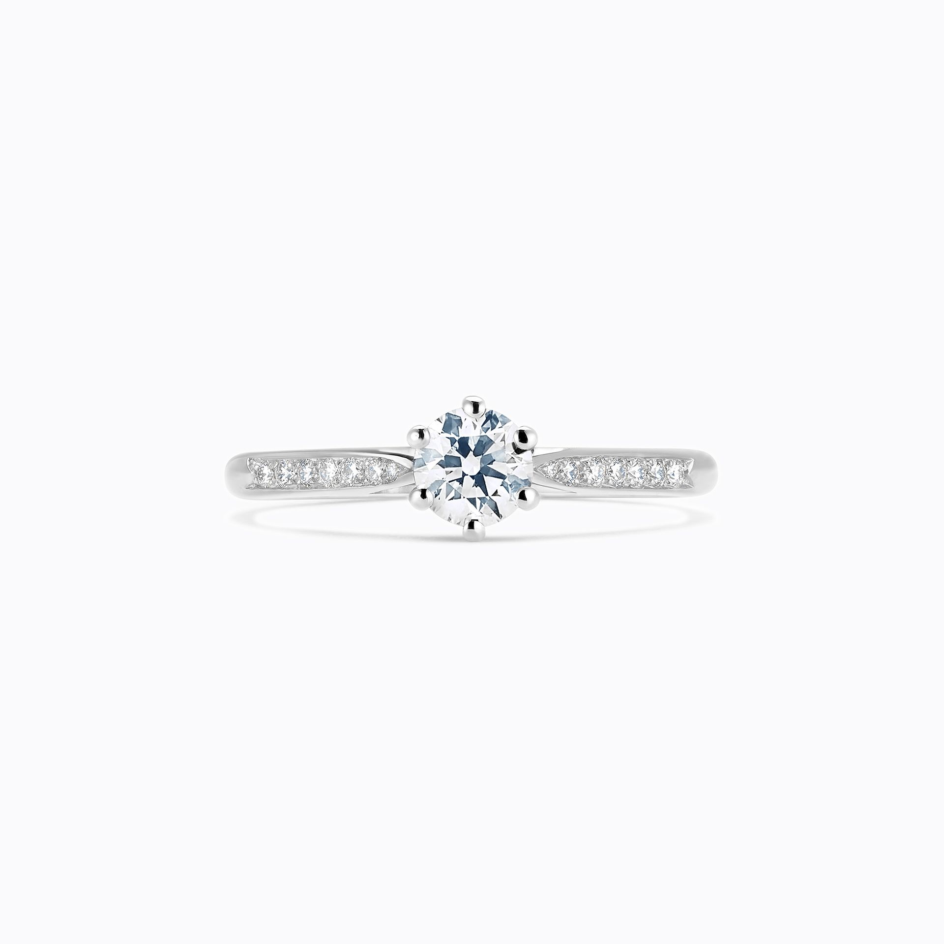 Solitaire Pavé Félicia Diamant