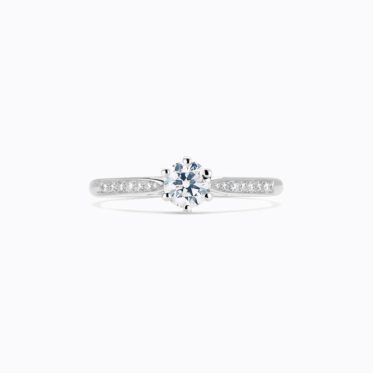 Solitaire Pavé Félicia Diamant