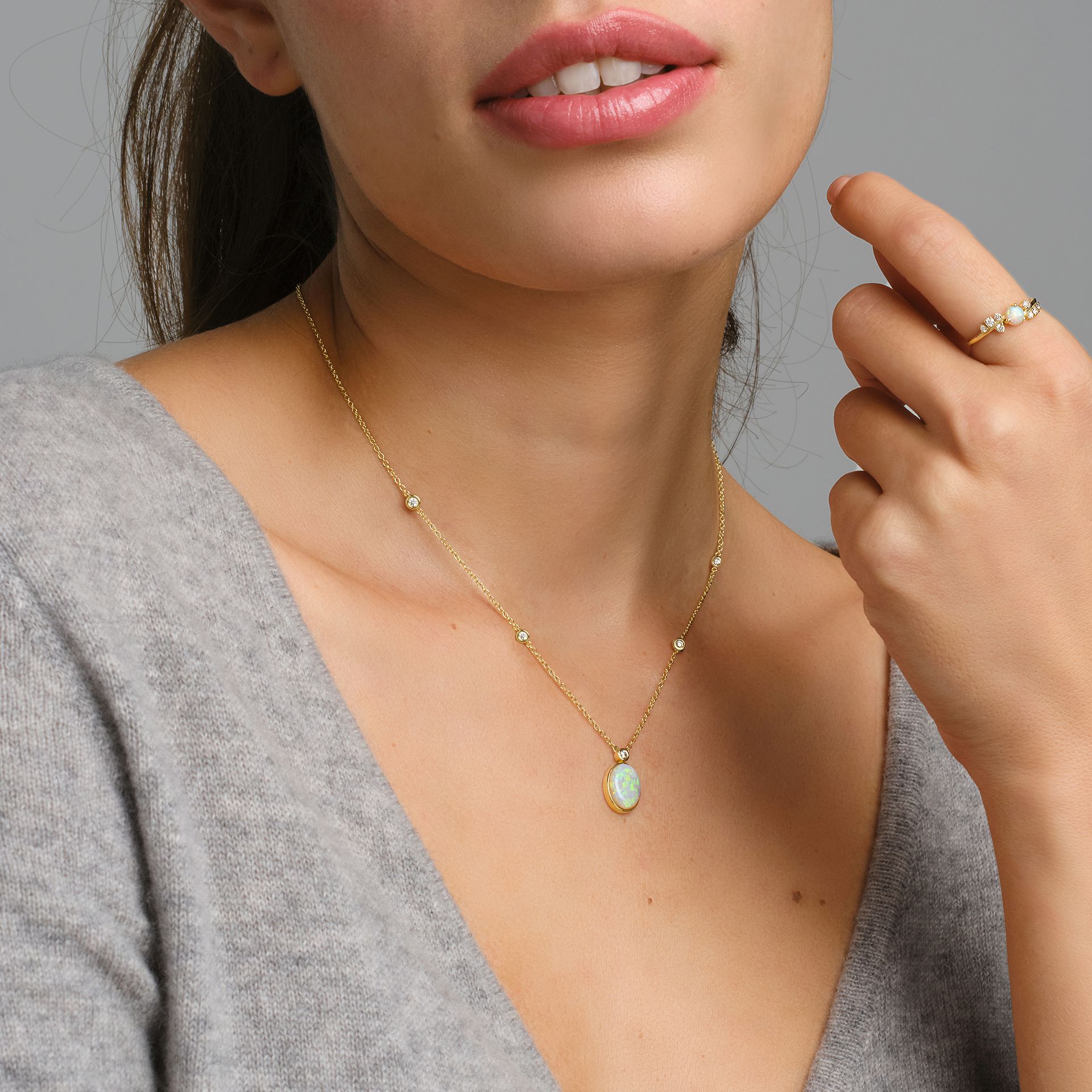 Collier Solaris Opale