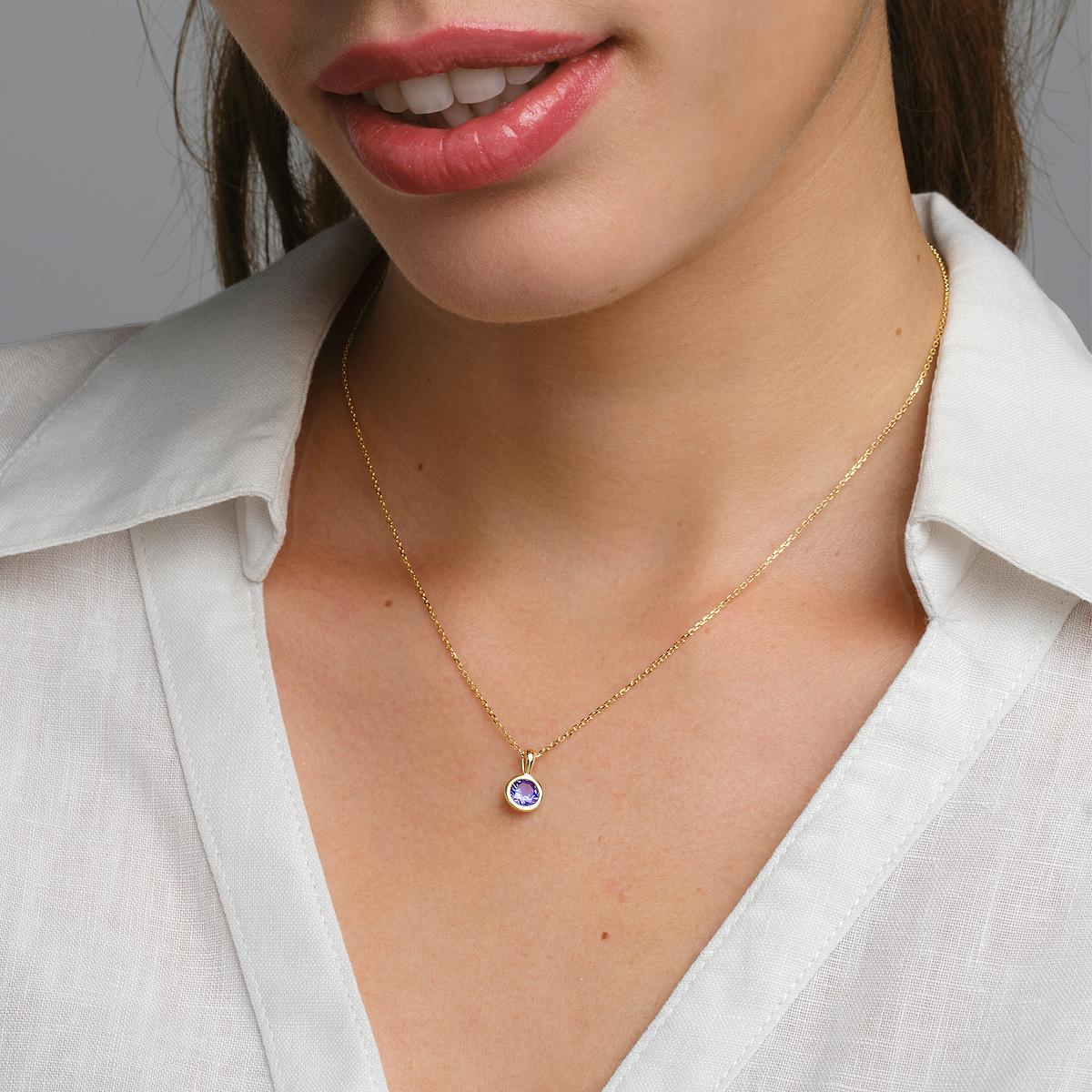 Pendentif Harmony Tanzanite 6 mm