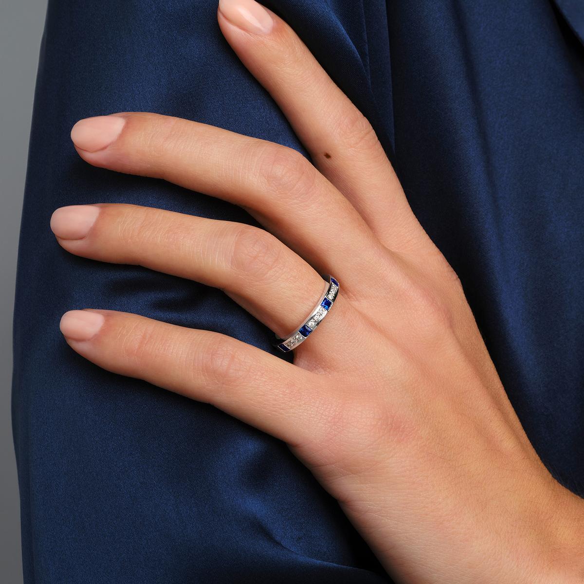 Alliance Ruban Saphir Princesse